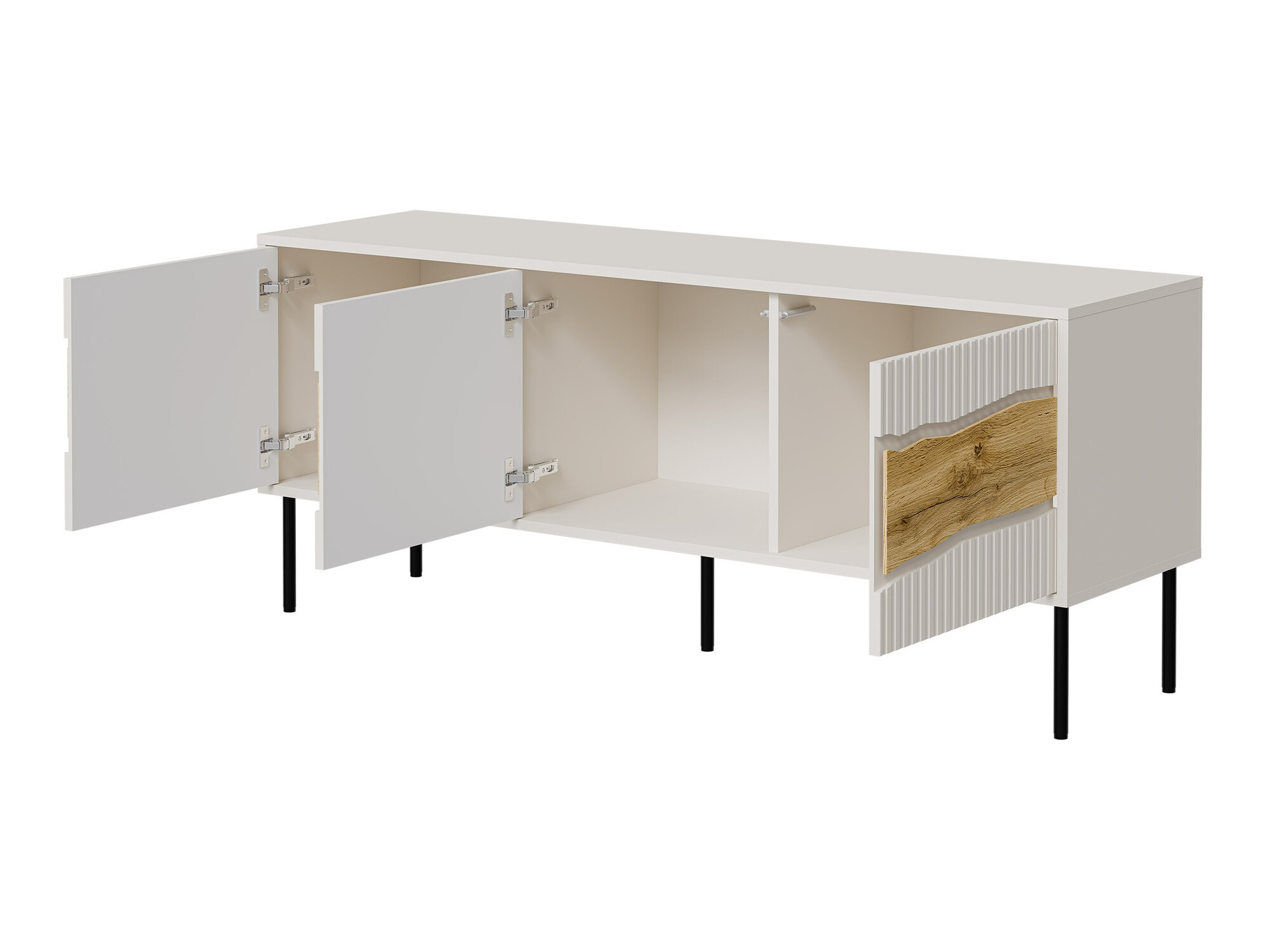 Mueble TV Monevare 103 (Roble wotan + Cachemira)