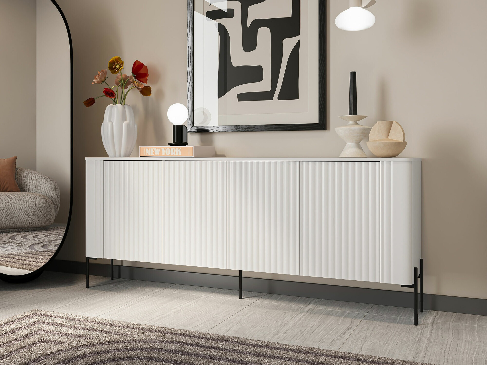 Aparador Mavnue 101 (Blanco)