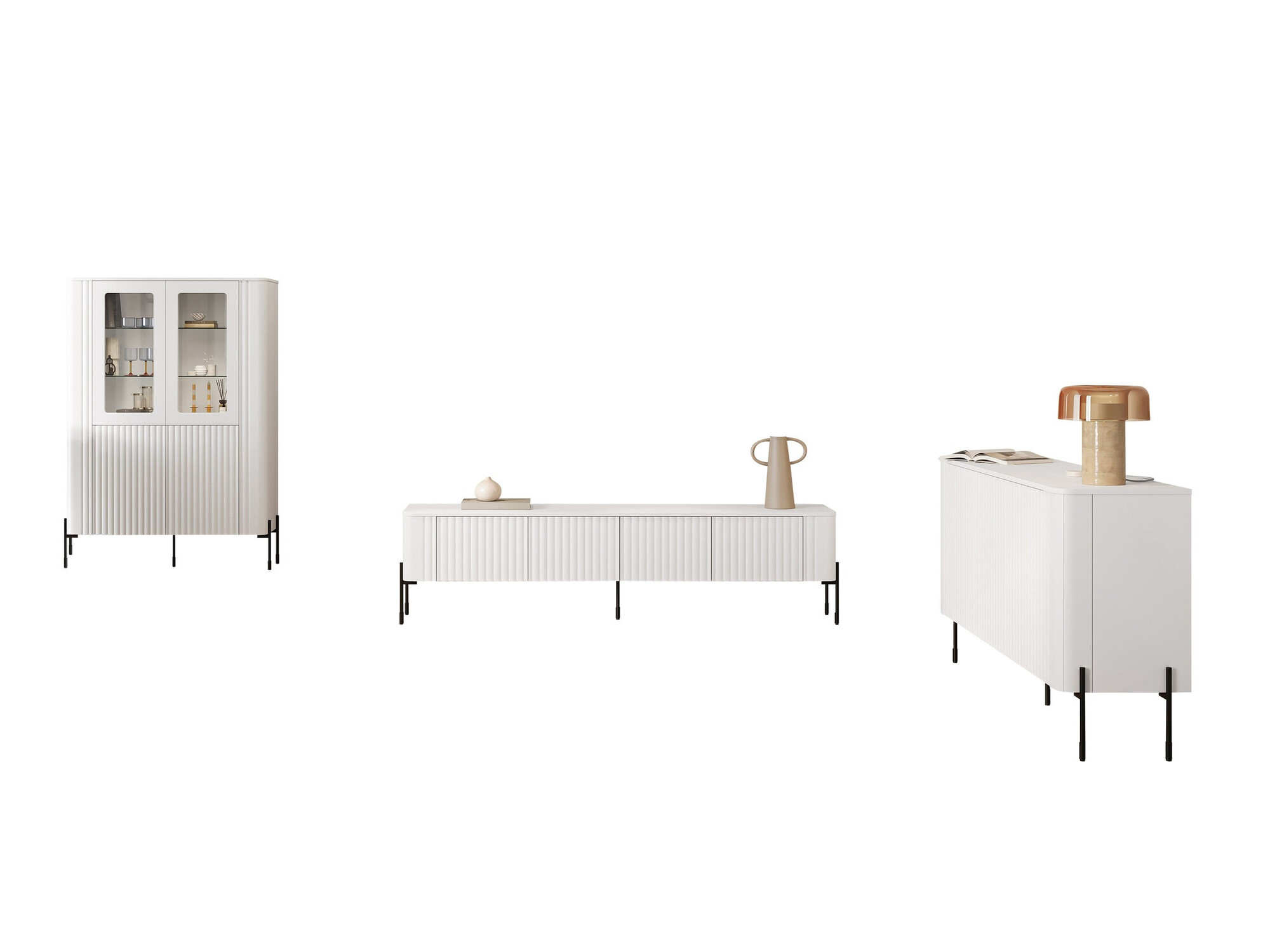 Conjunto de salón Nobilitas (Blanco)