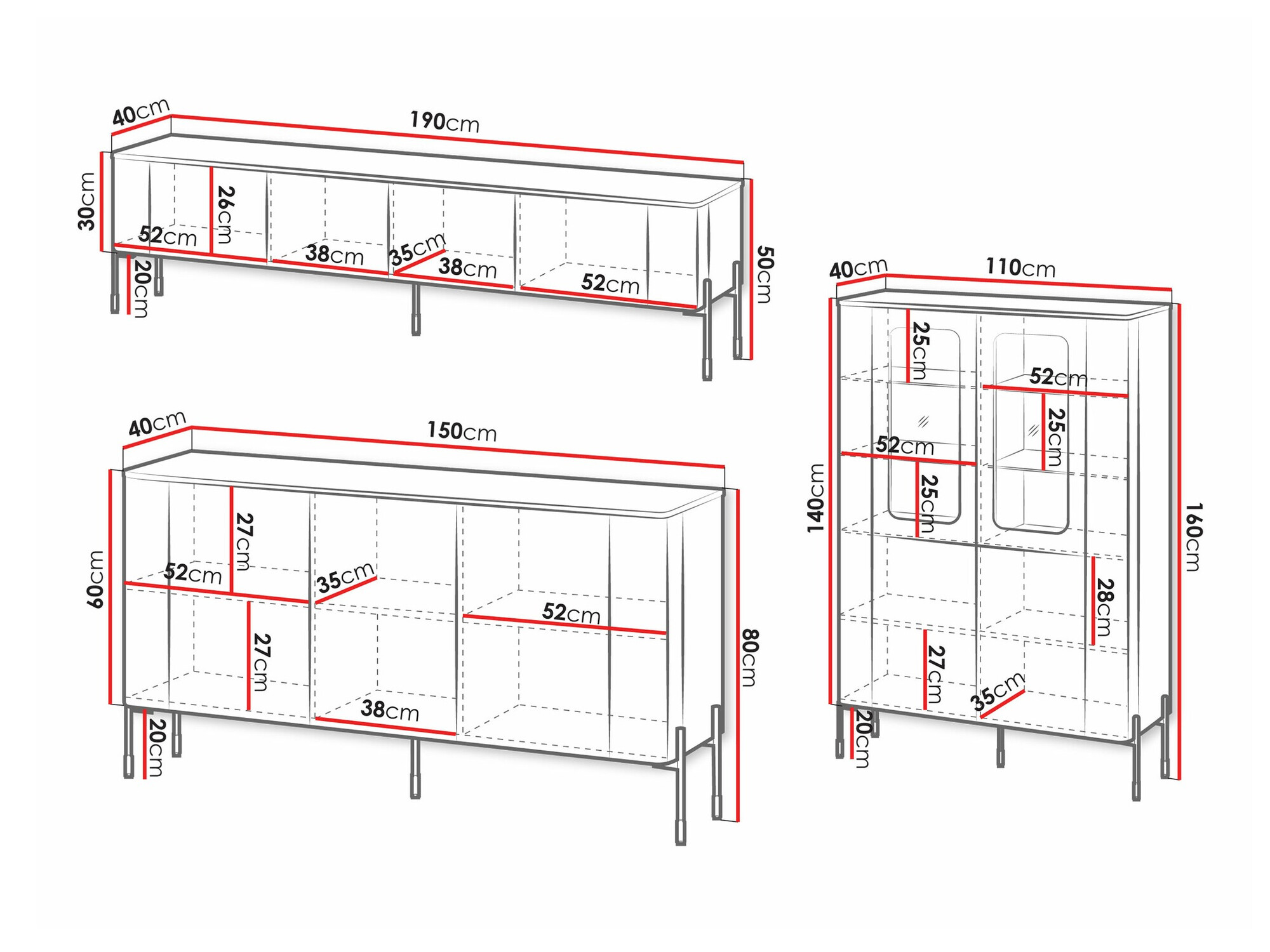 Conjunto de salón Nobilitas (Cachemira)
