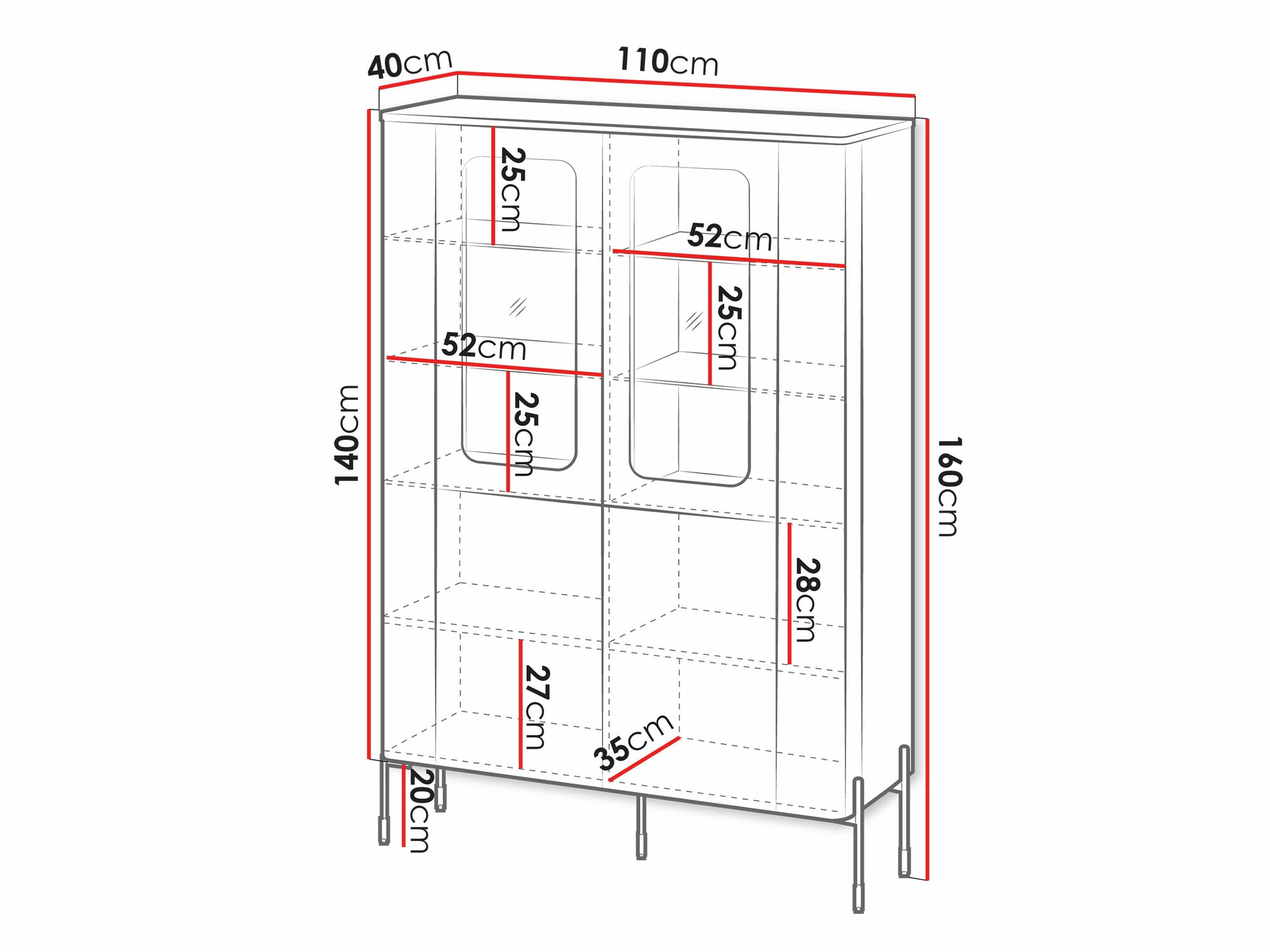 Estantería Nobilitas (Cachemira)