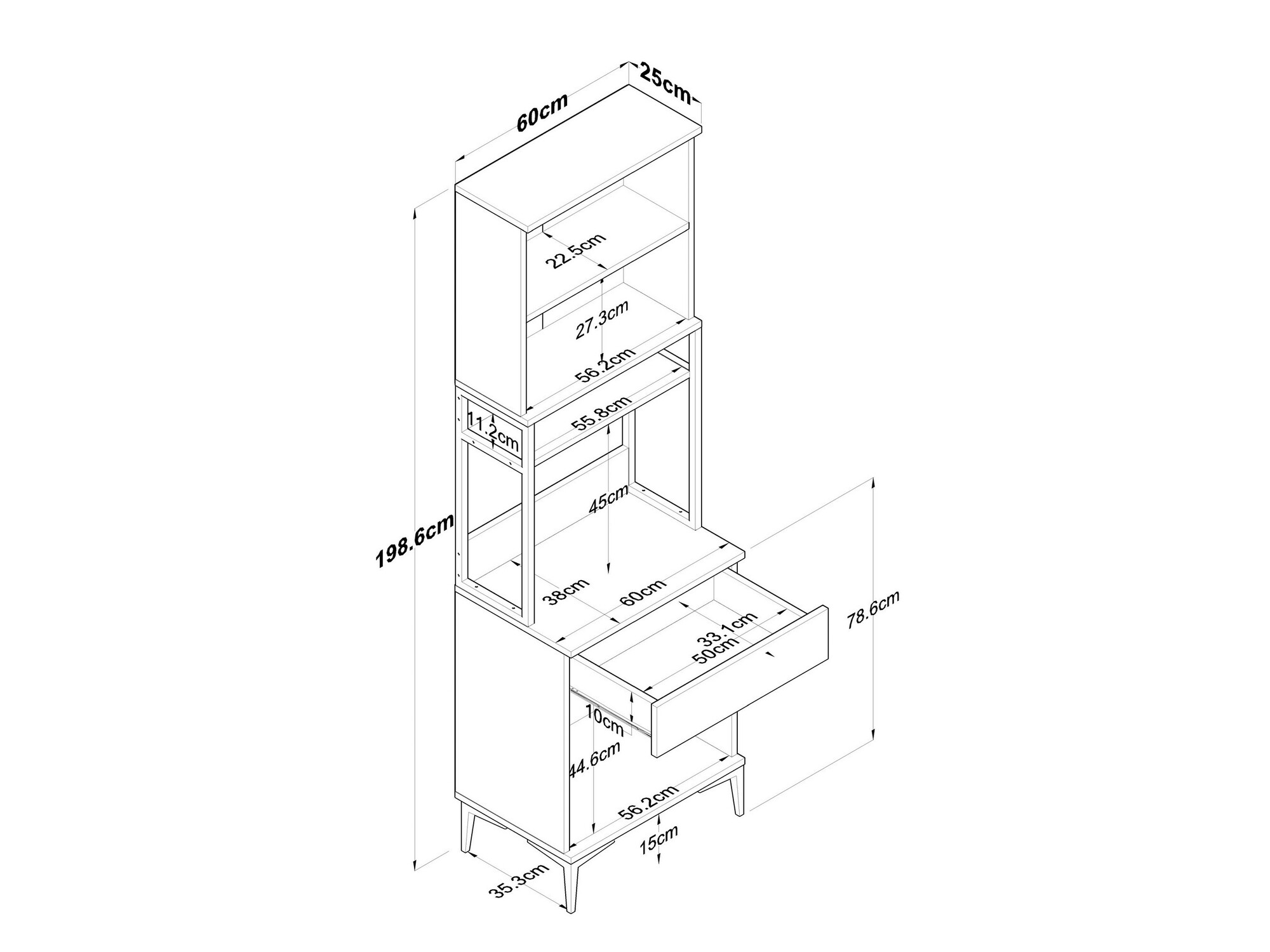 Mueble multifuncional Kailua 2491
