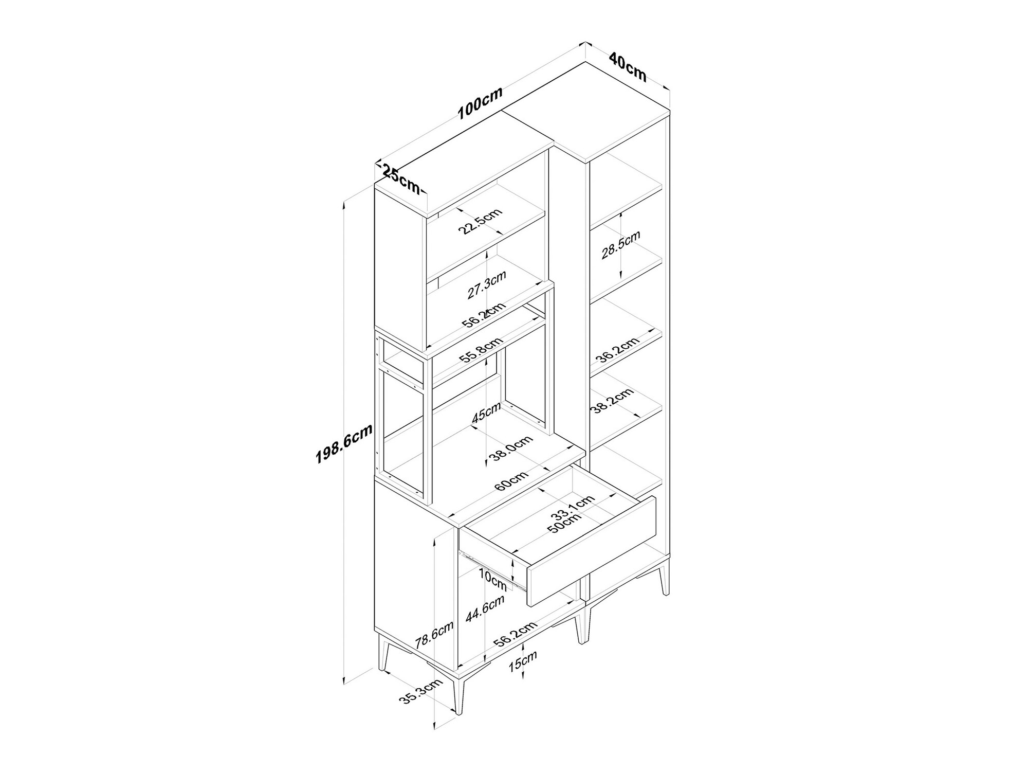 Mueble multifuncional Kailua 2495