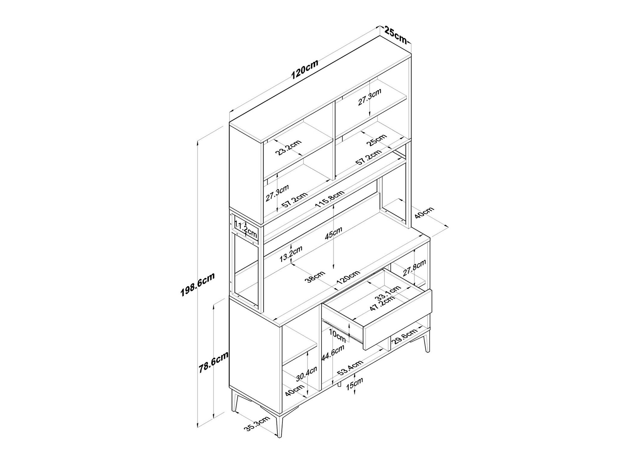 Mueble multifuncional Kailua 2496
