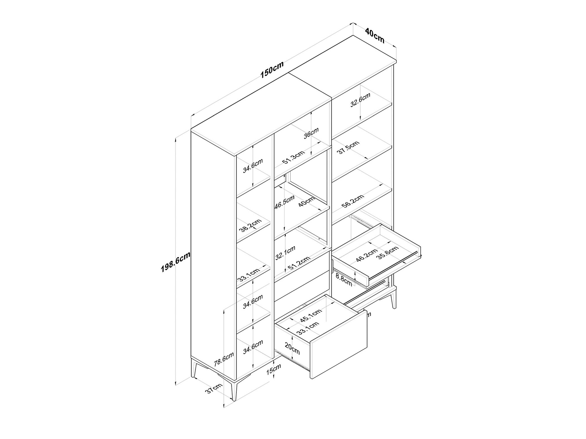 Mueble multifuncional Kailua 2497