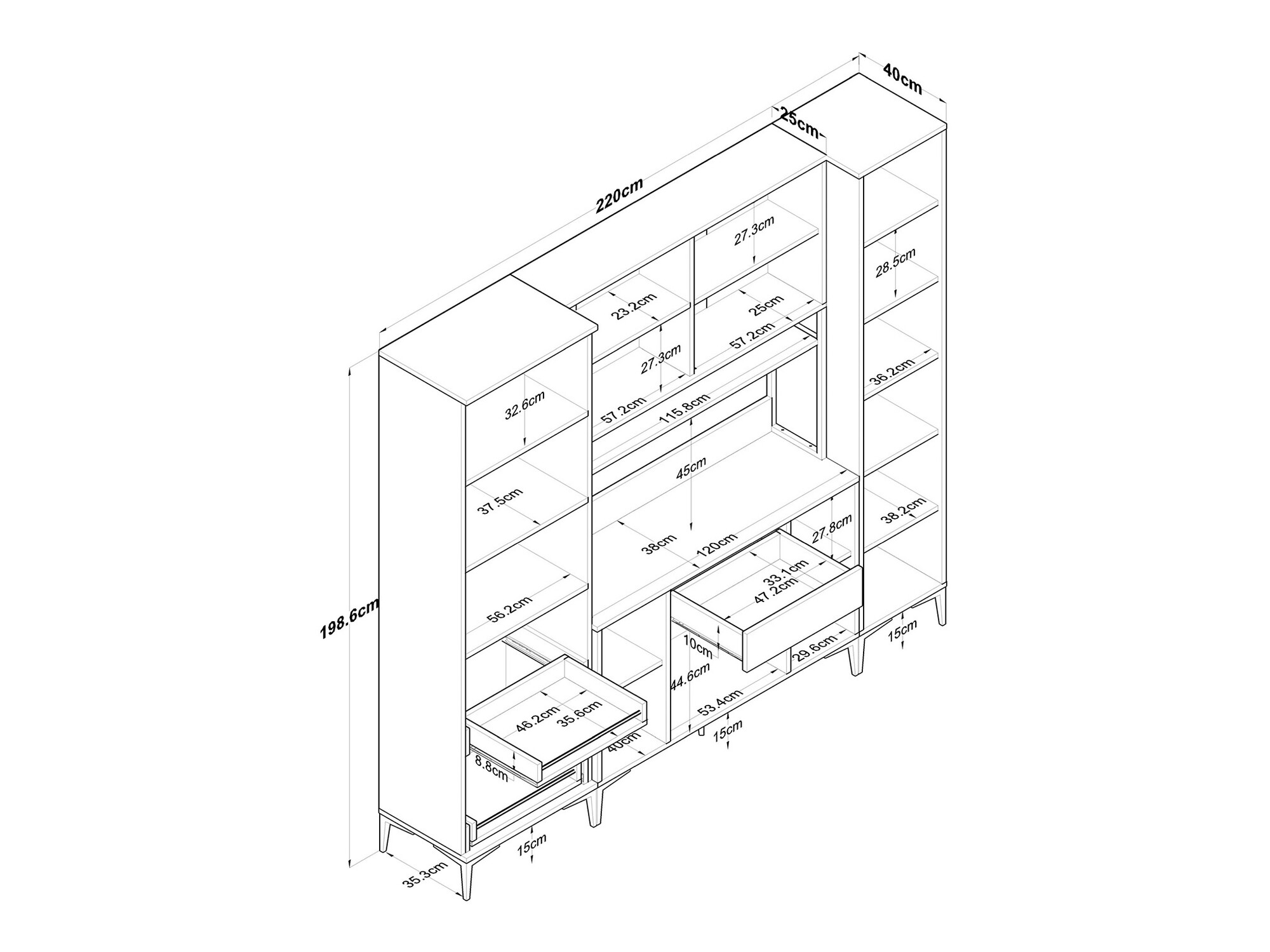 Mueble multifuncional Kailua 2498