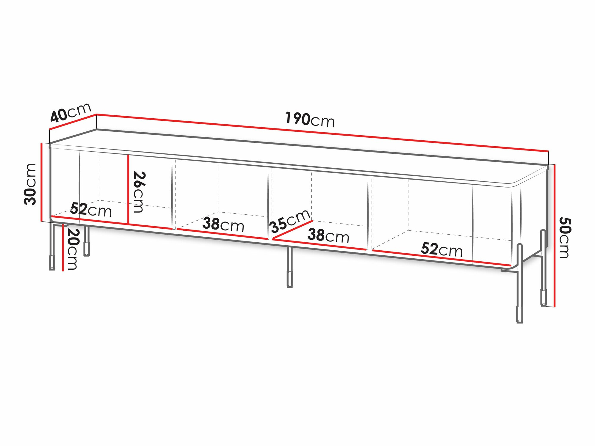 Mueble TV Nobilitas (Cachemira)