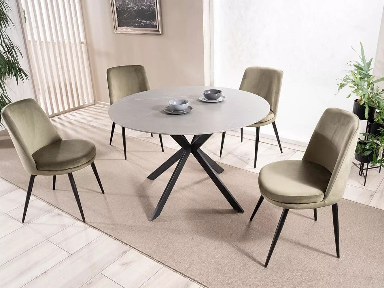 Silla Detroit 746 (Olivo claro)