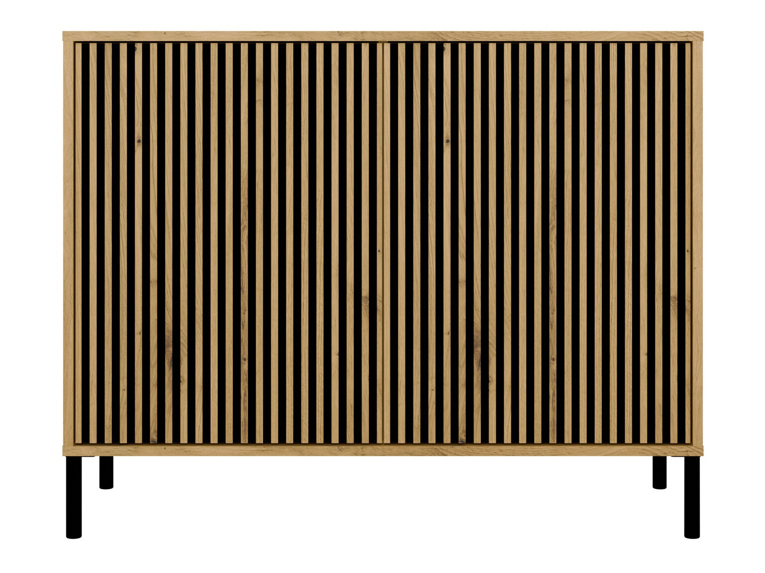 Aparador Orlsone 108 (Negro + Roble Artisan)