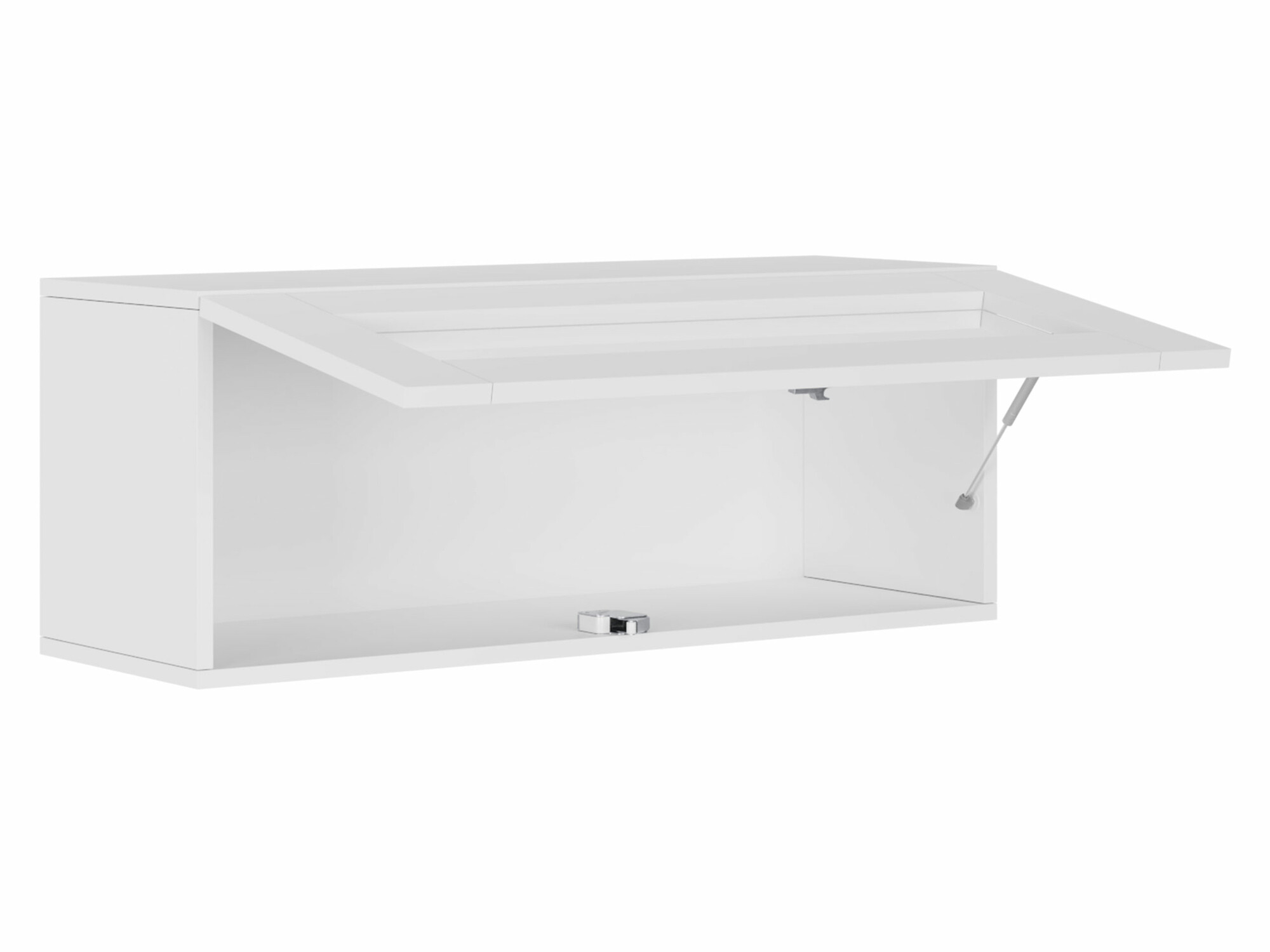 Armario de pared Vilrin VII (Negro + Roble wotan)