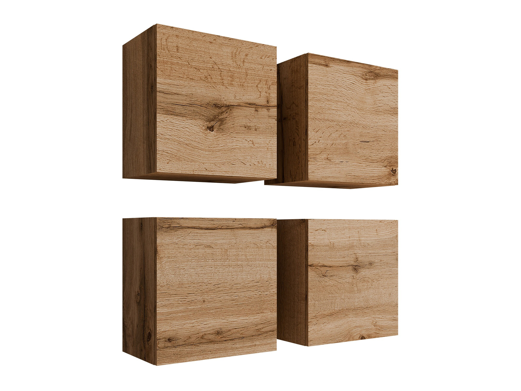 Conjunto de armarios Venenou 143 (Roble wotan)