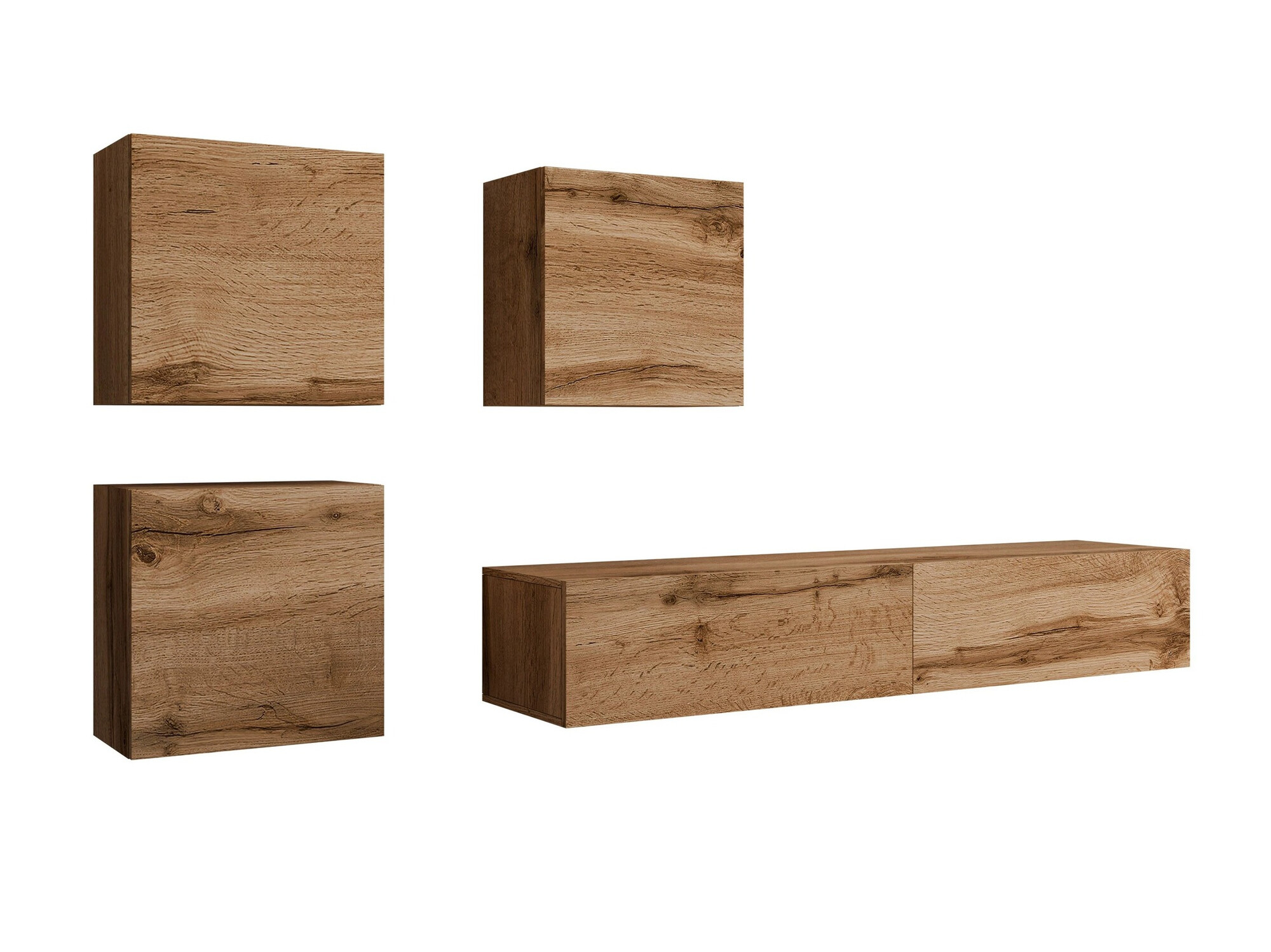 Conjunto de salón Venenou 109 (Roble wotan)