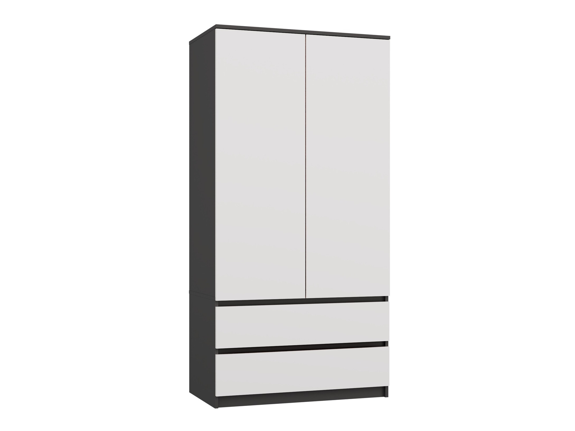 Armario Elbvelu 116 (Blanco + Antracita)