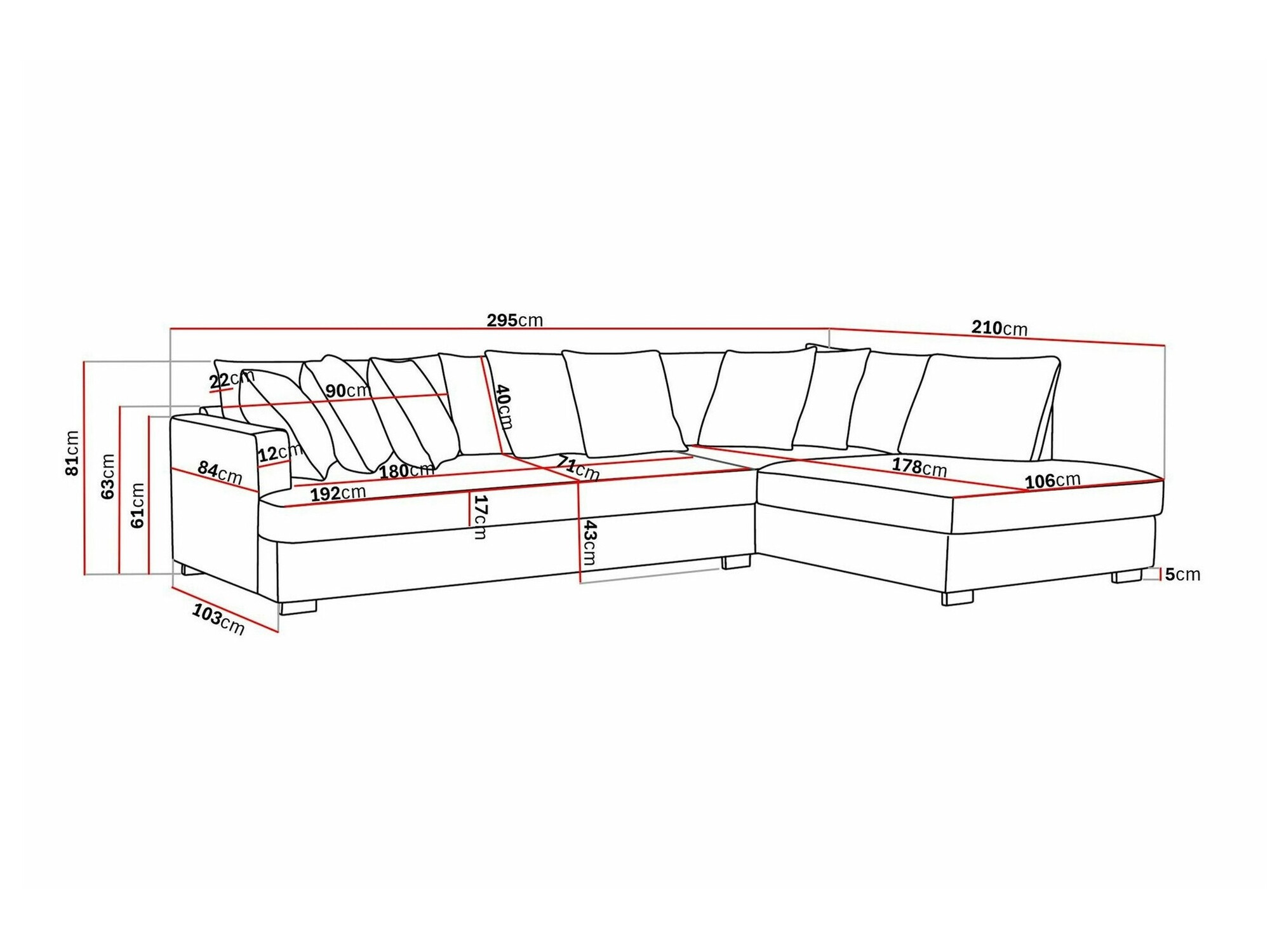 Sofá rinconero Tivsoe 105 (Storm 02)
