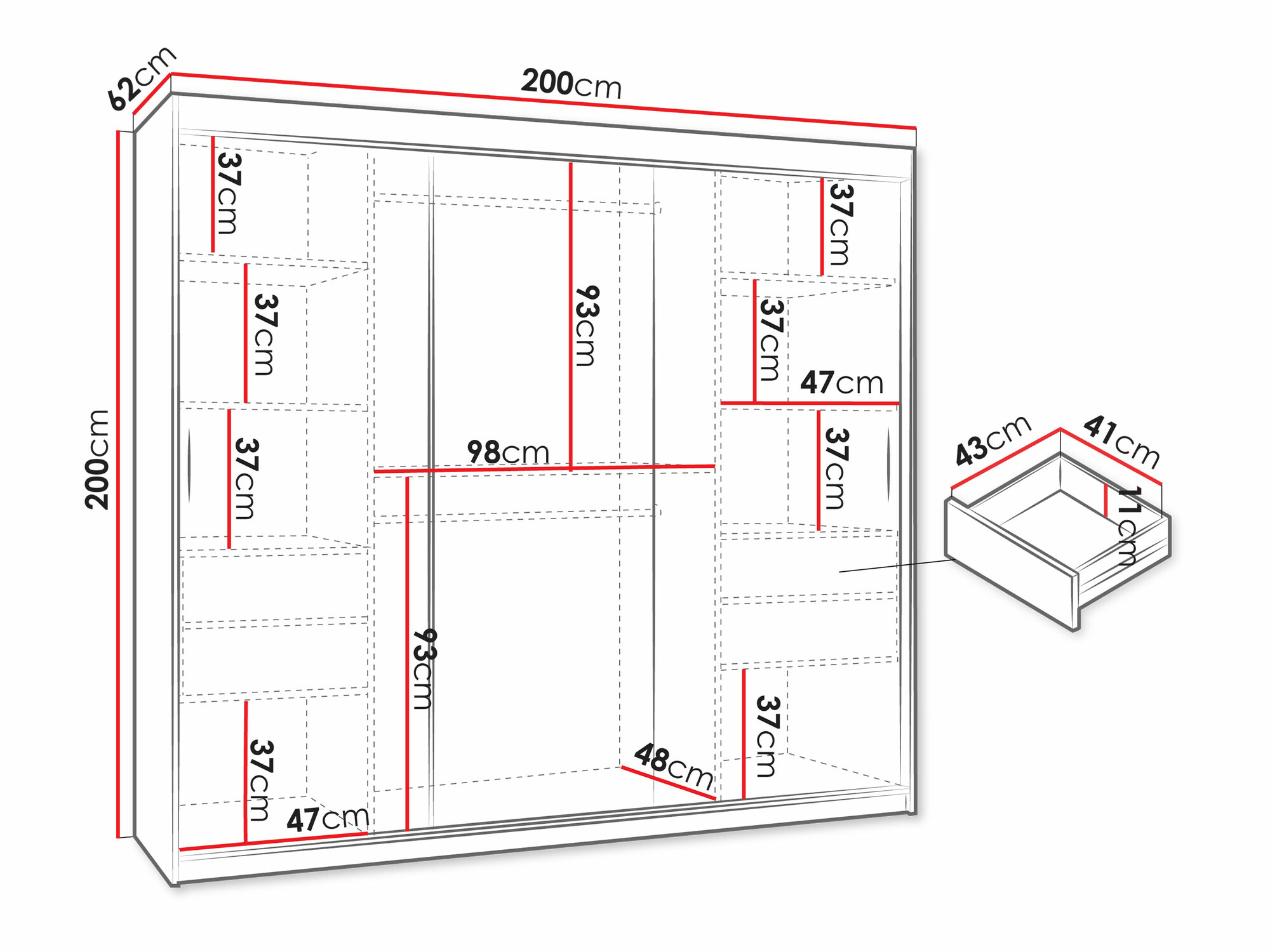 Armario Hartford 507 (Cachemira)