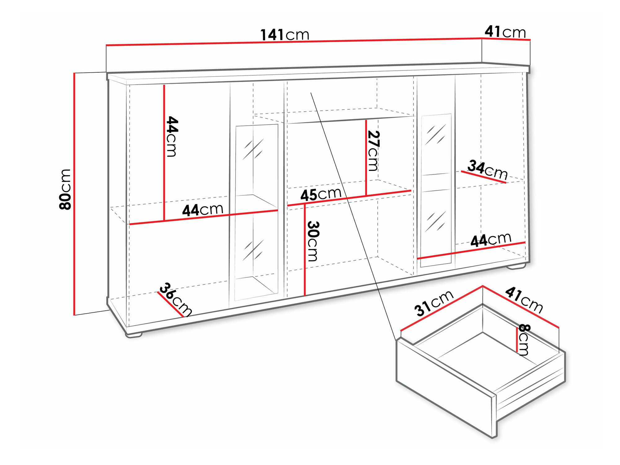 Cómoda Genio (Blanco)