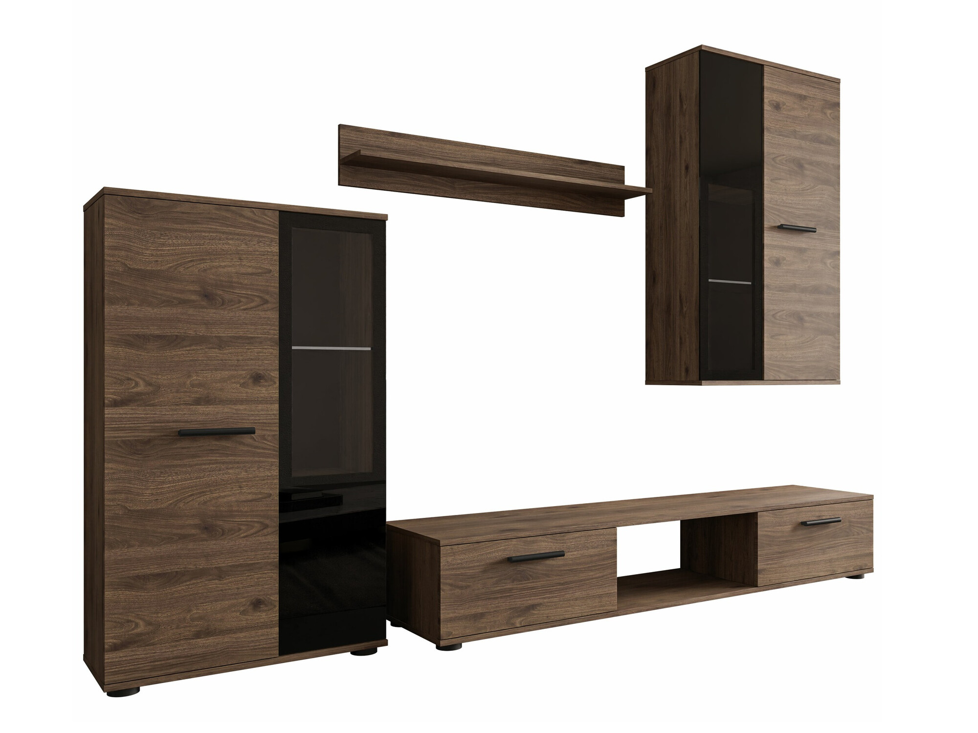 Conjunto de salón Tucson 100 (Nogal)