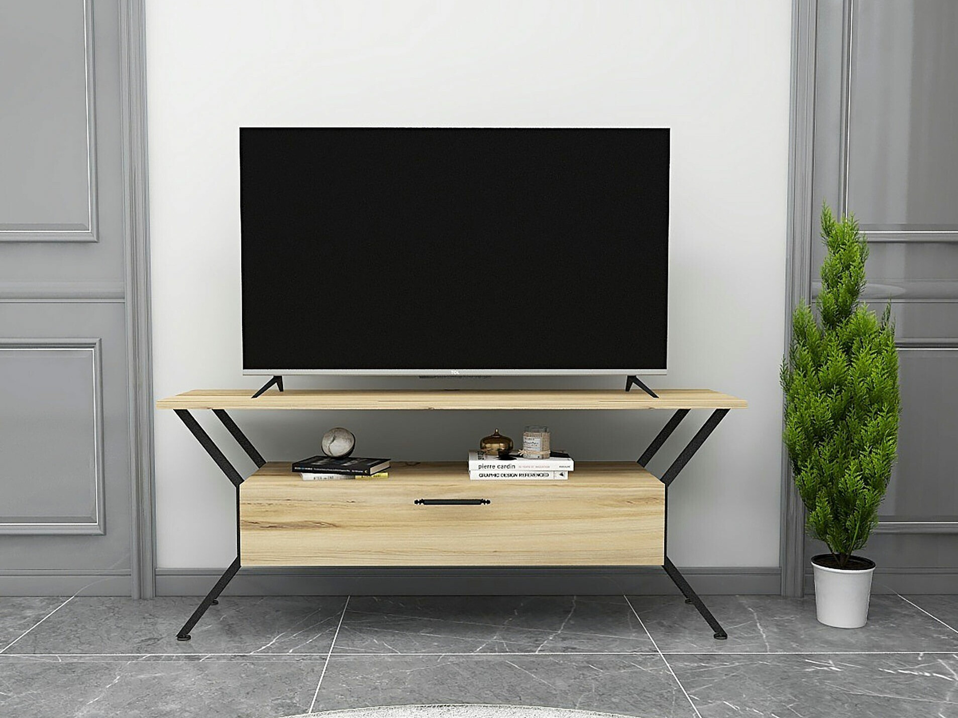 Mueble TV Kailua 2506 (Luminoso madera)