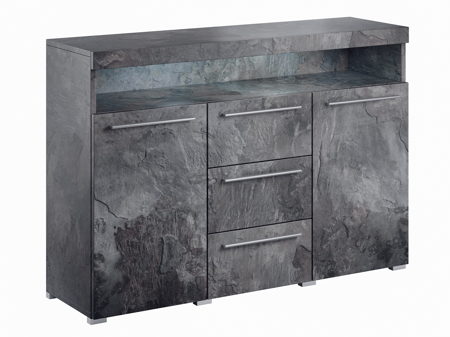 Cómoda Torvire 110 (Hormigón oscuro)