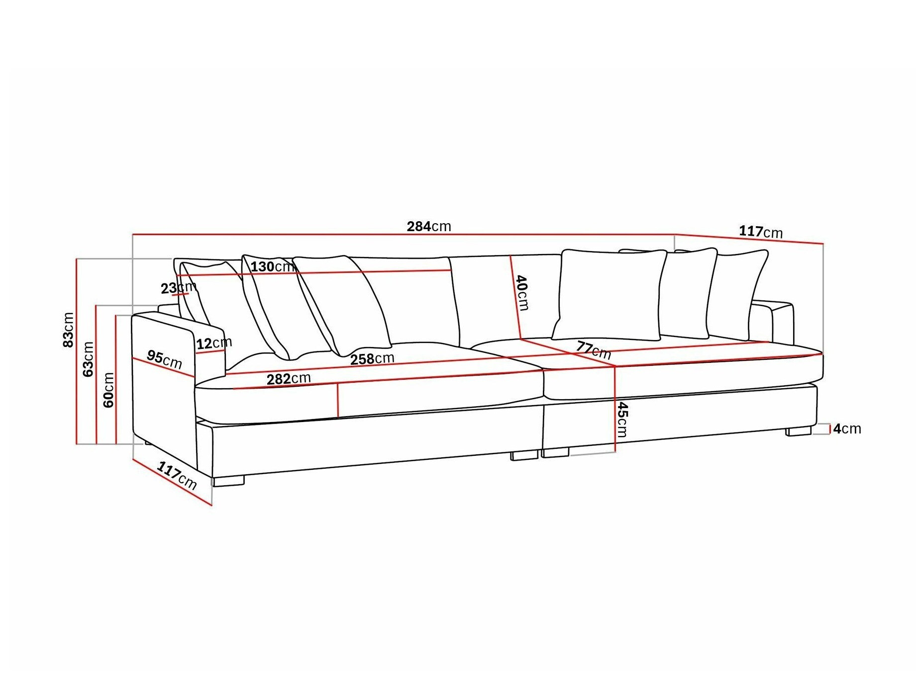 Sofá Tivsoe 107 (Storm 02)