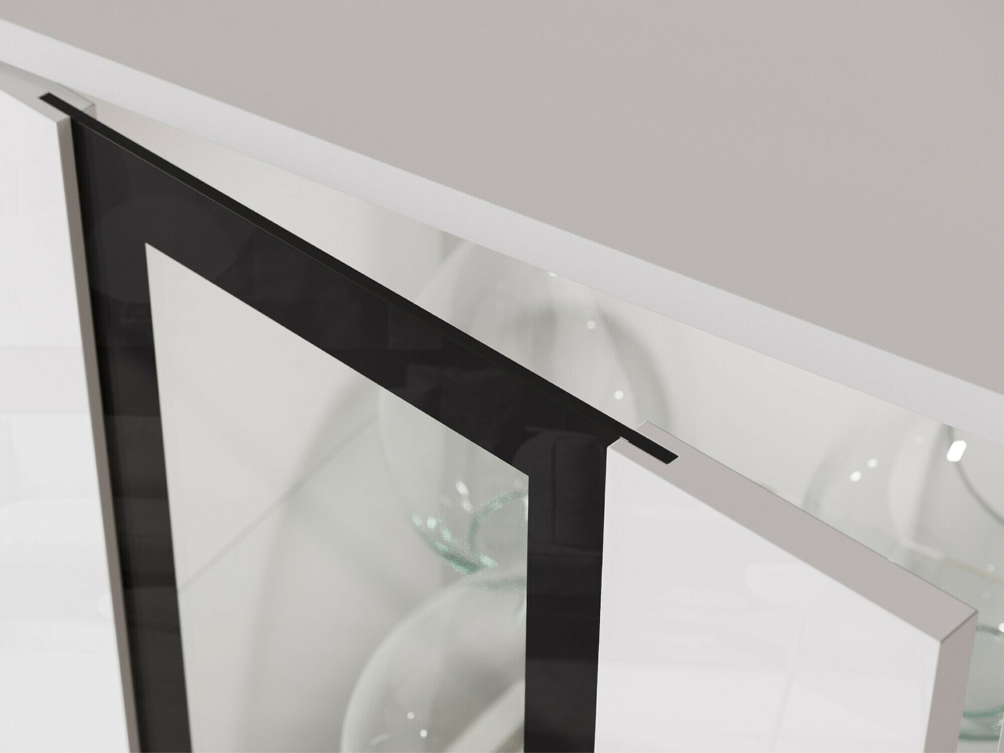 Aparador Torcame 100 (Roble wotan + Blanco brillante)