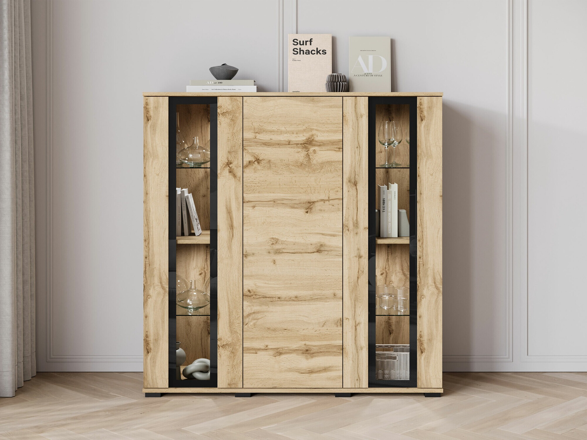 Aparador Torcame 100 (Roble wotan)