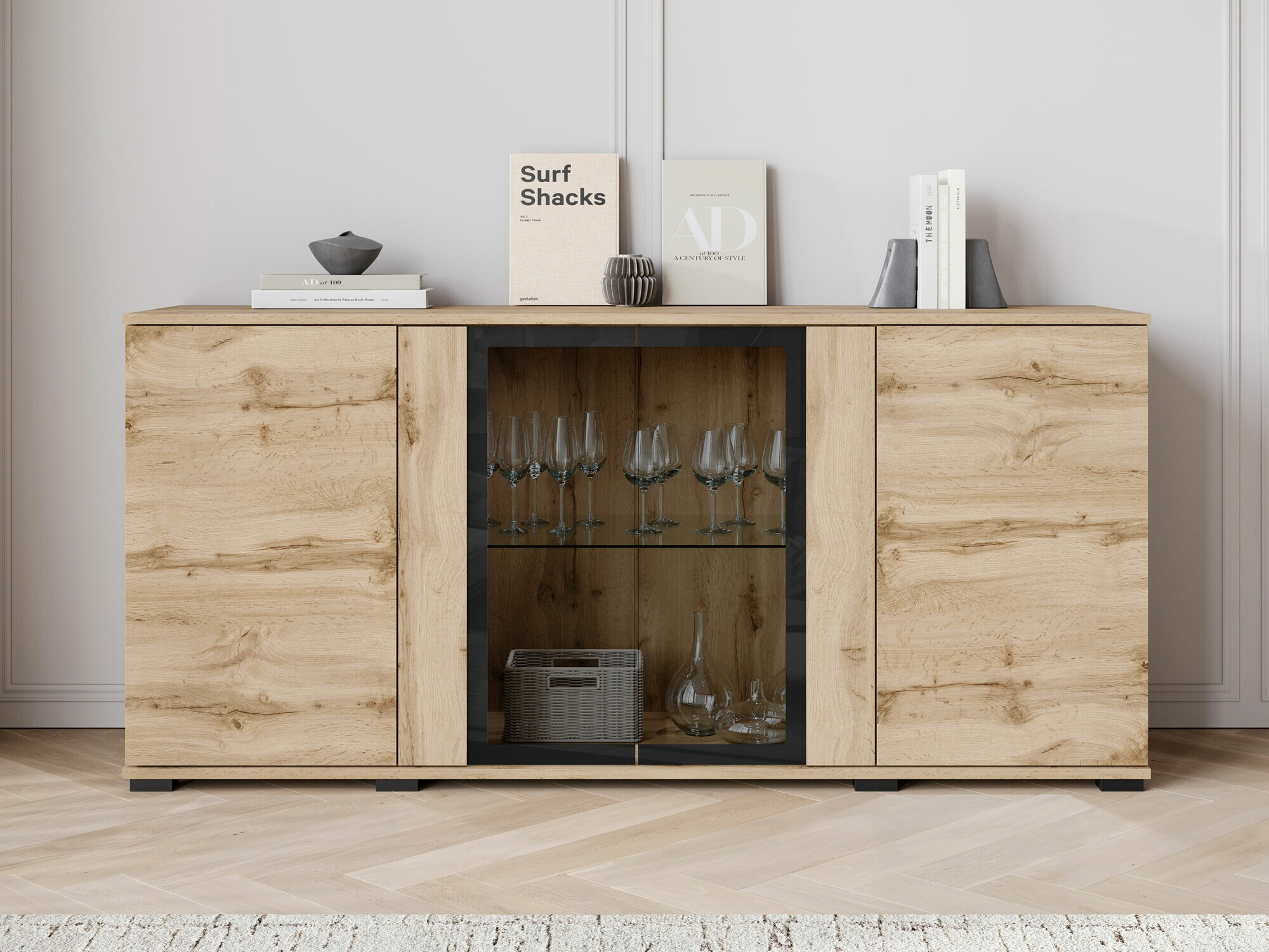 Aparador Torcame 102 (Roble wotan)