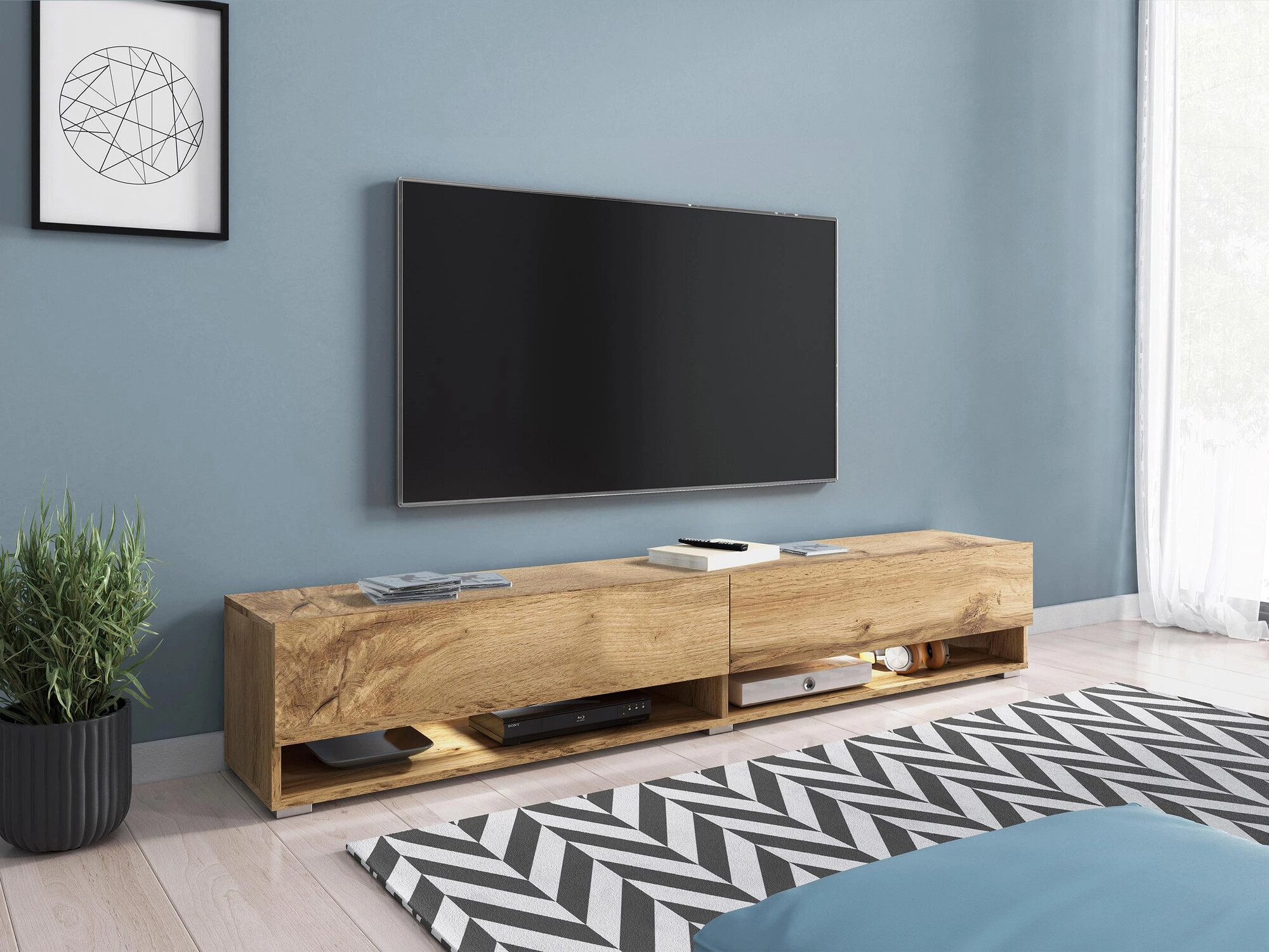 Mueble TV Sarasota 119 (Roble wotan)