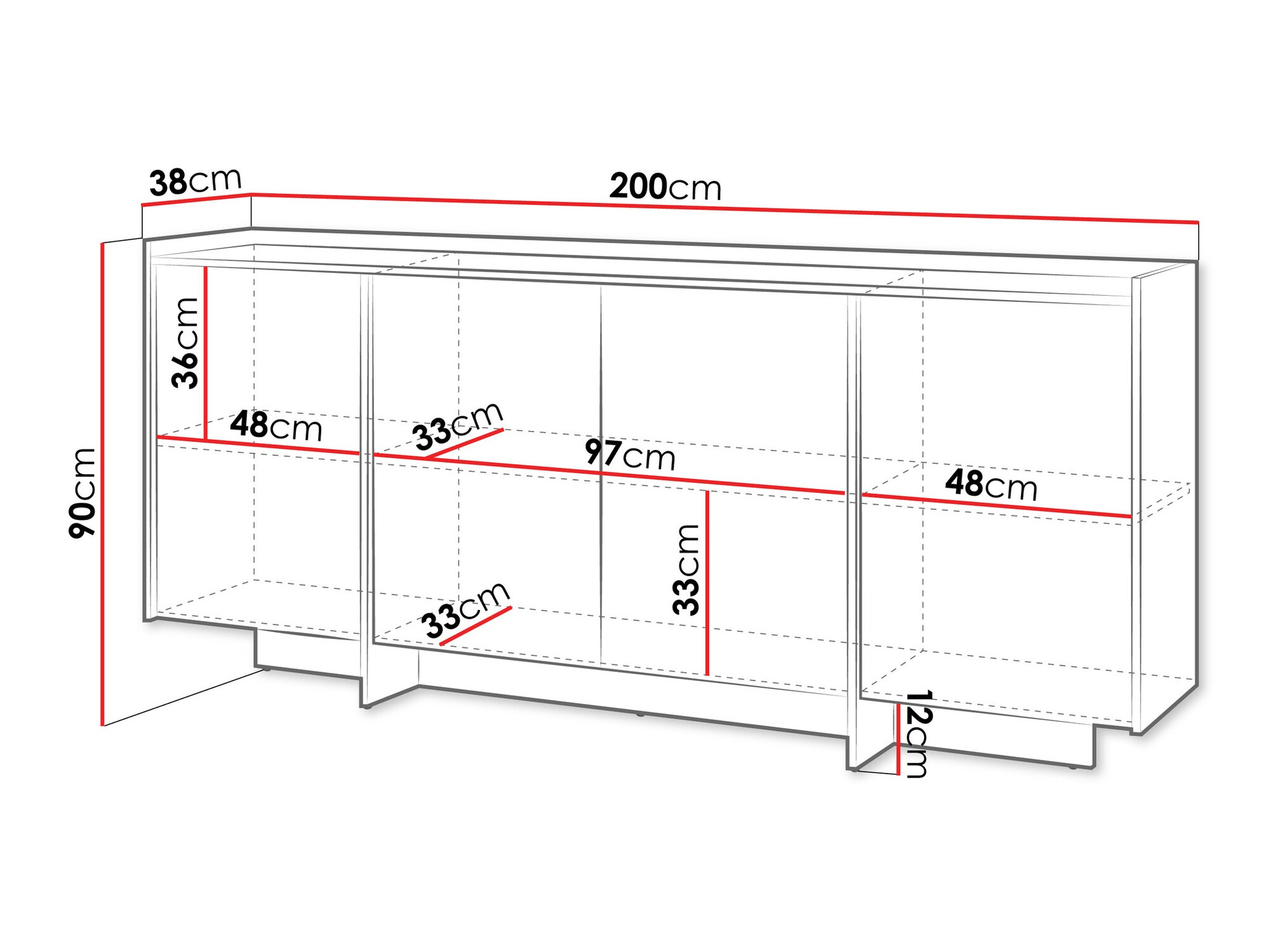 Aparador Filus (Roble)