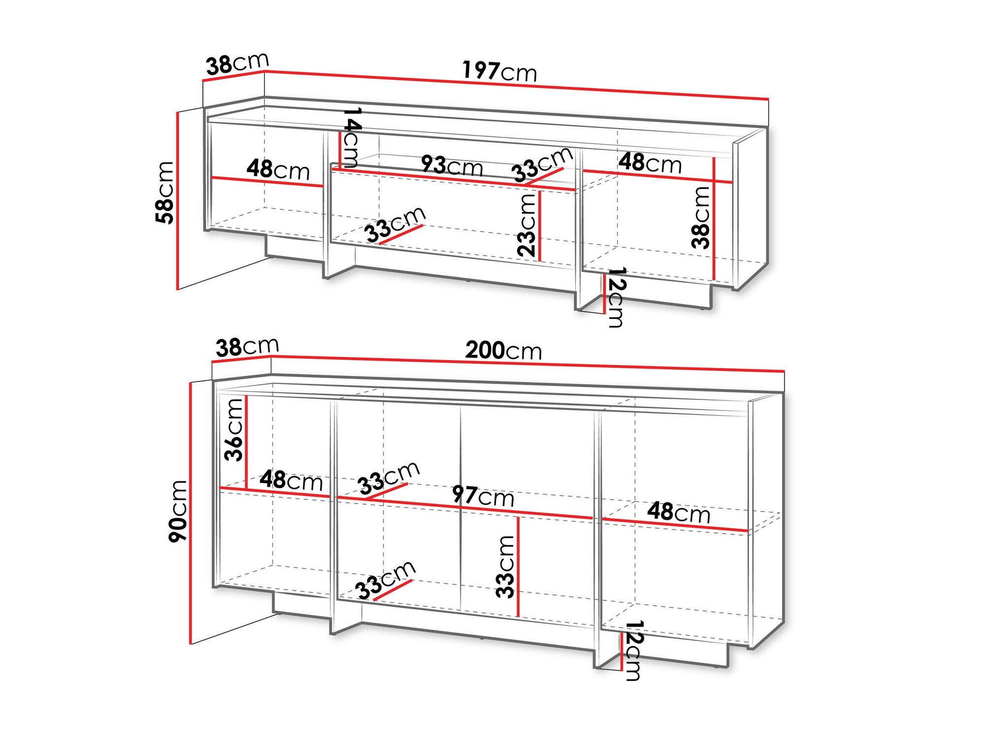 Conjunto de salón Filus (Roble)