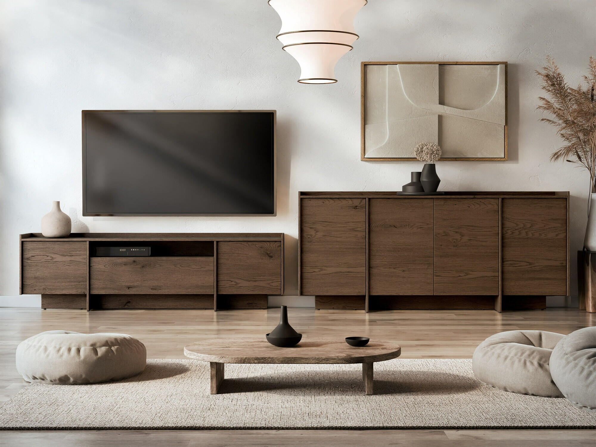 Mueble TV Filus (Roble oscuro)