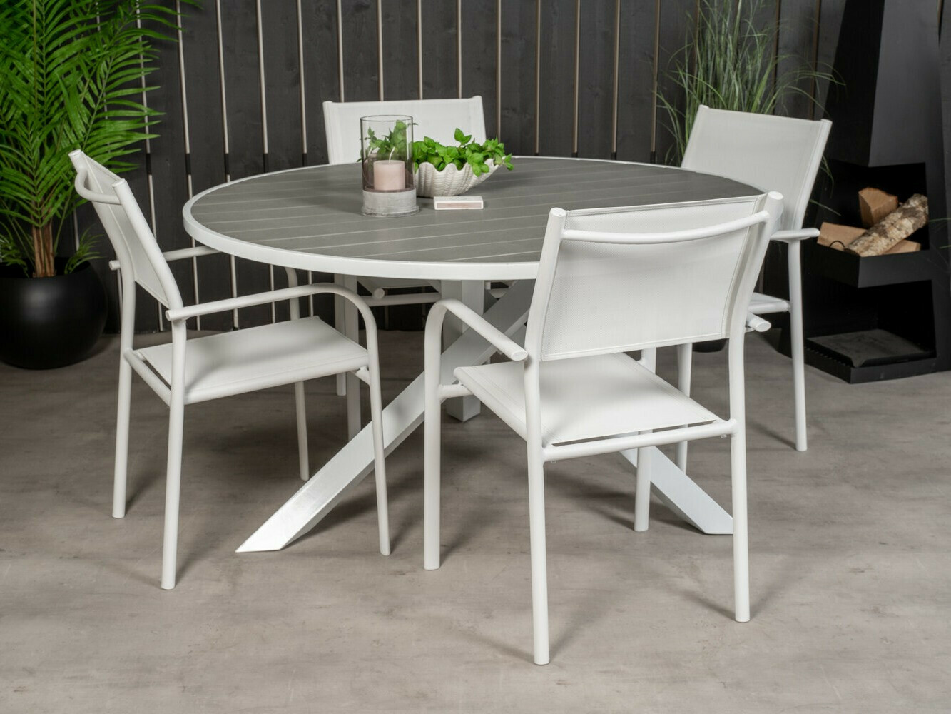 Conjunto de mesa y sillas Dallas 2354