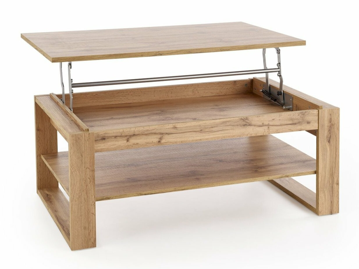 Mesa de centro convertible Houston 1959 (Roble Artisan + Negro)