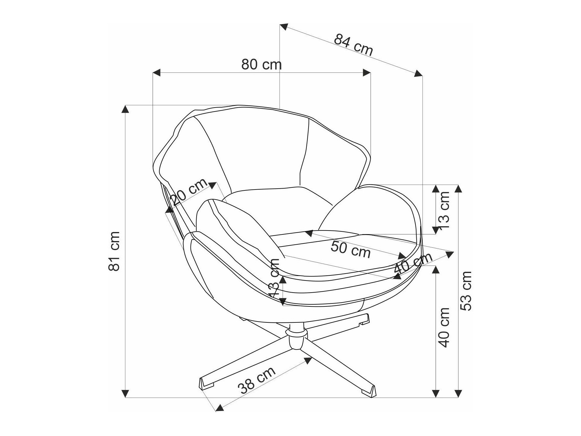 Sillón Houston 1958 (Beige)