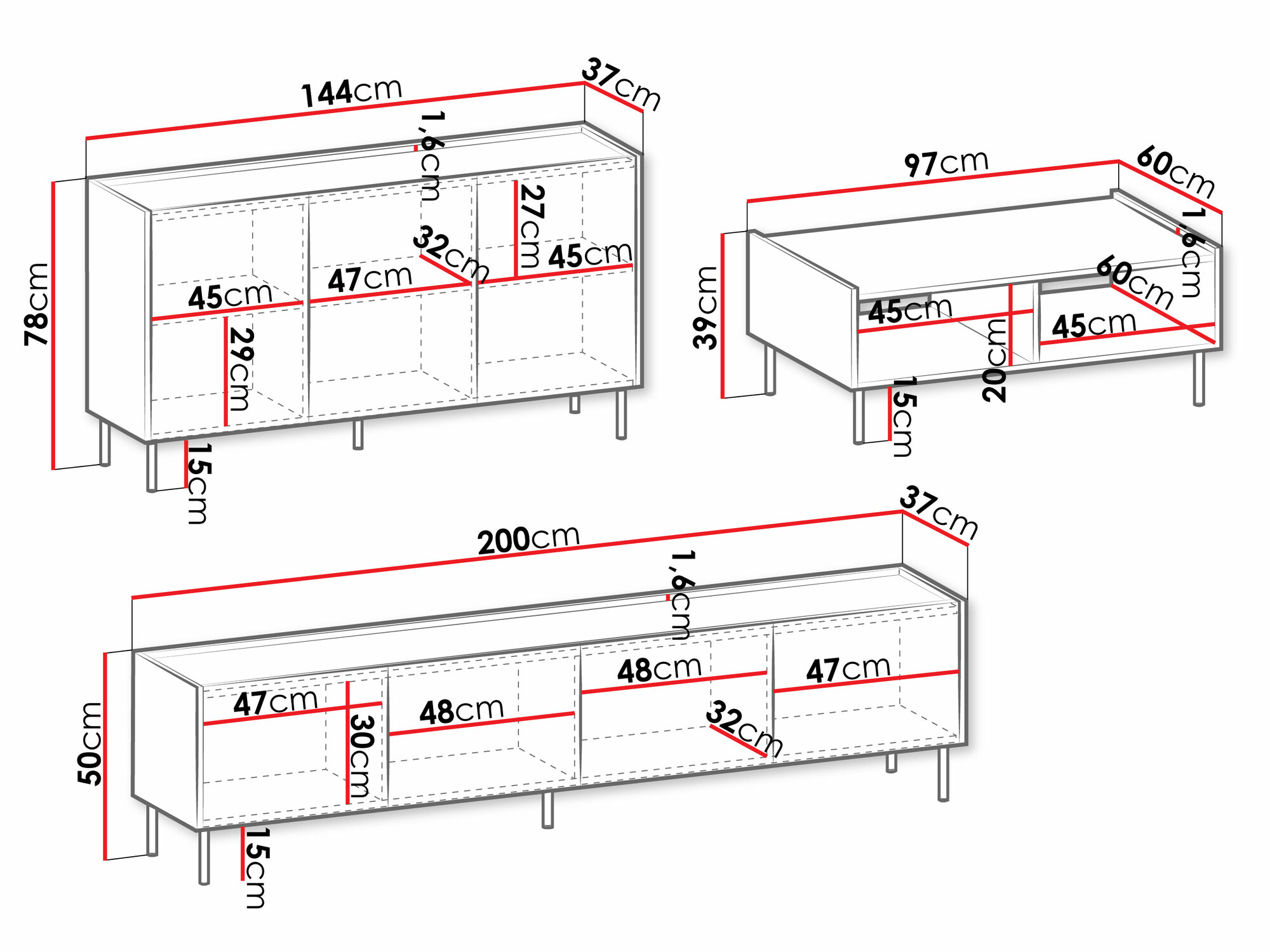 Conjunto de salón Comfivo Belviro I