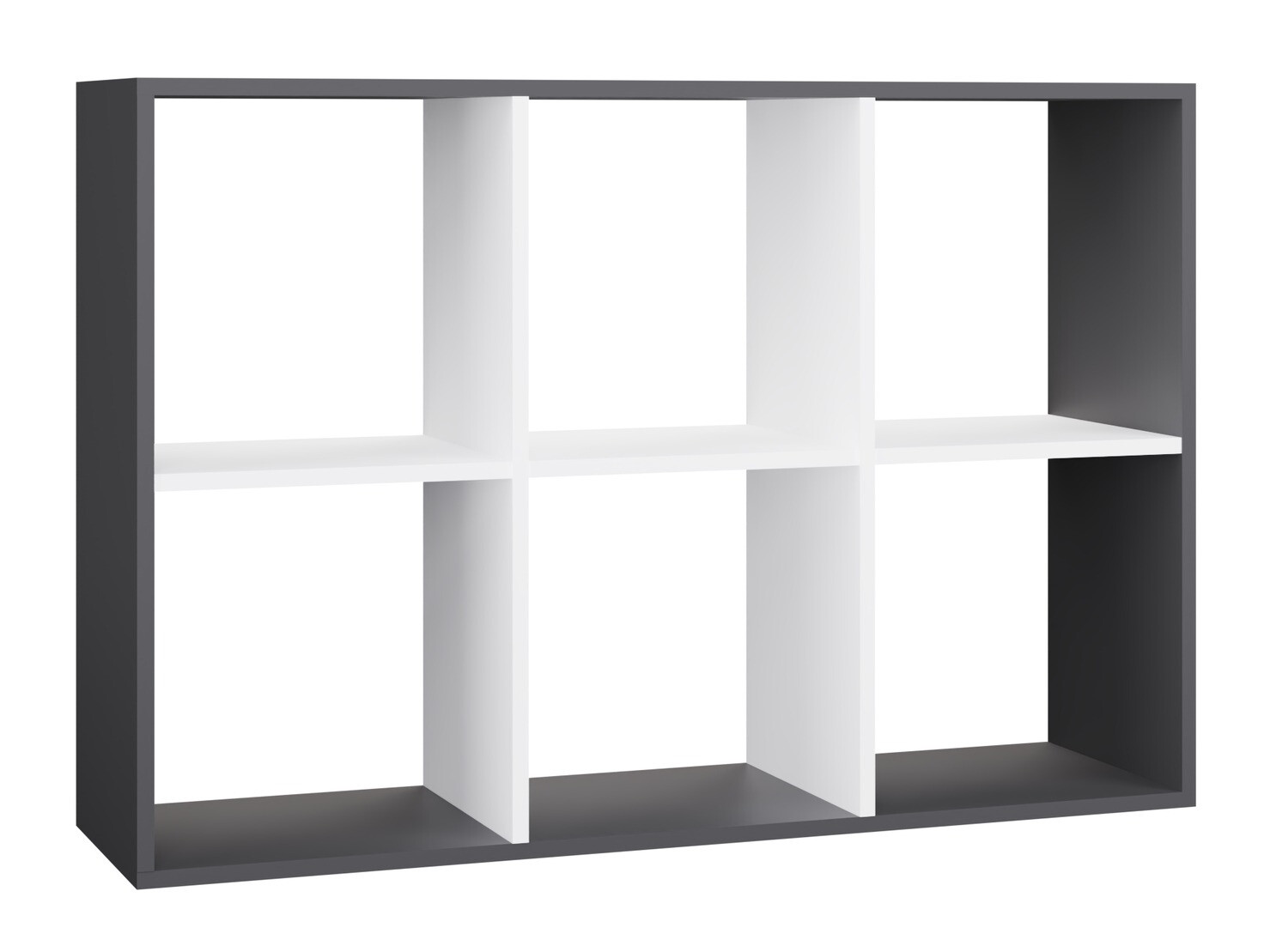 Estantería Mandeville 287 (Blanco + Antracita)