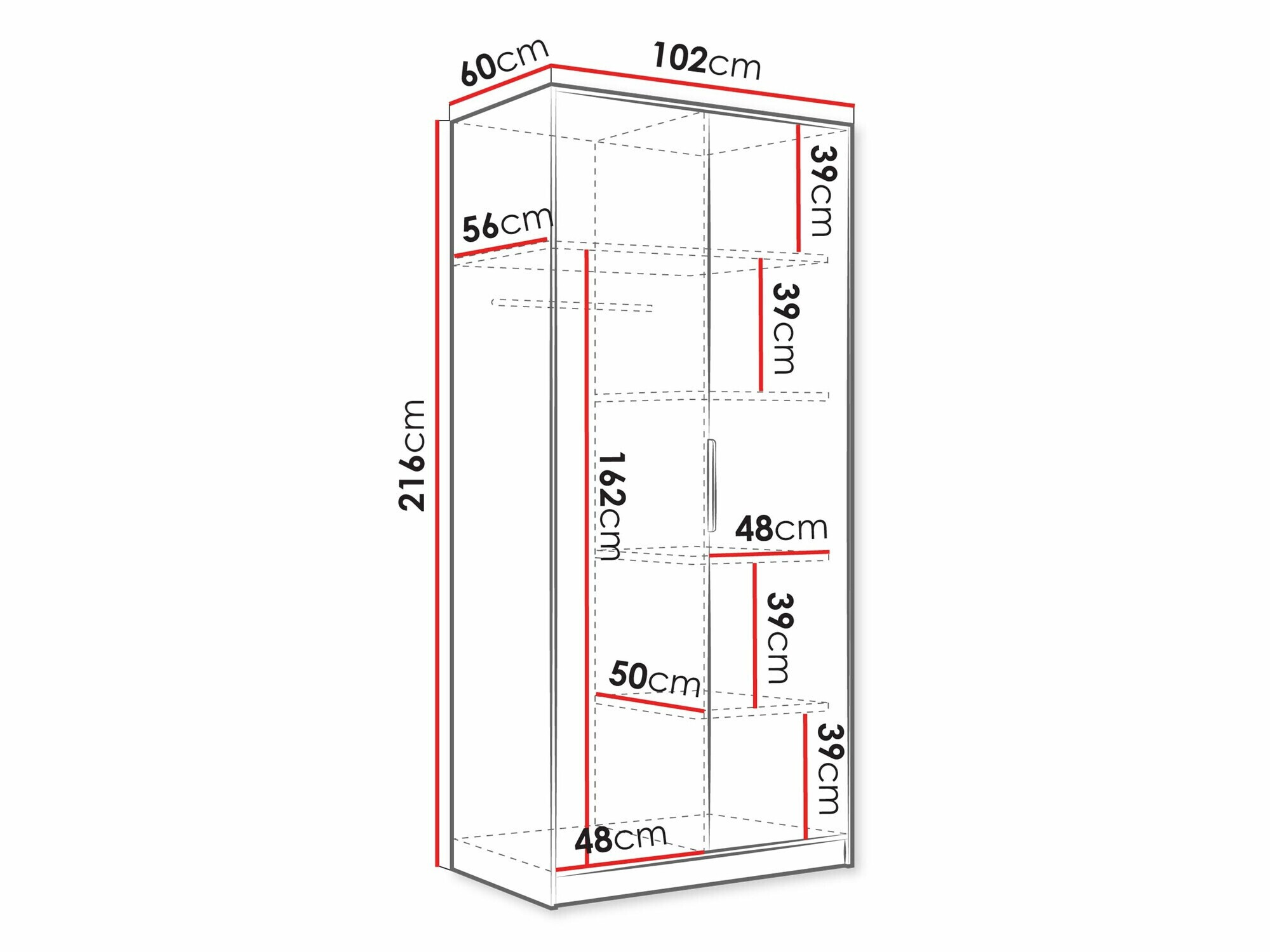 Armario Comfivo Larmire 122 (Blanco)