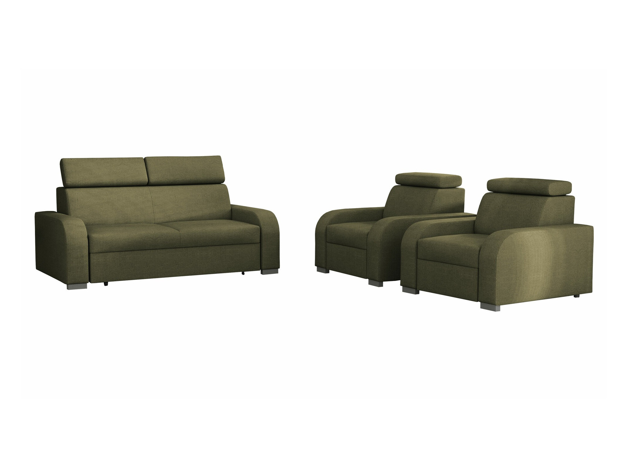 Conjunto de muebles tapizado Ovos (Crown 11)