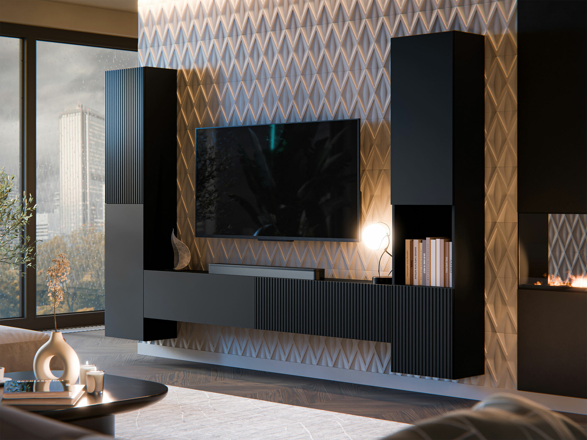 Conjunto de salón Species I (Negro)