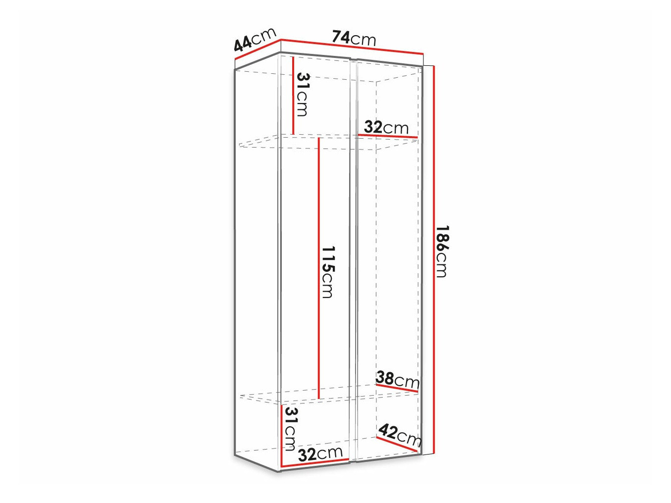 Armario Pinis (Blanco)