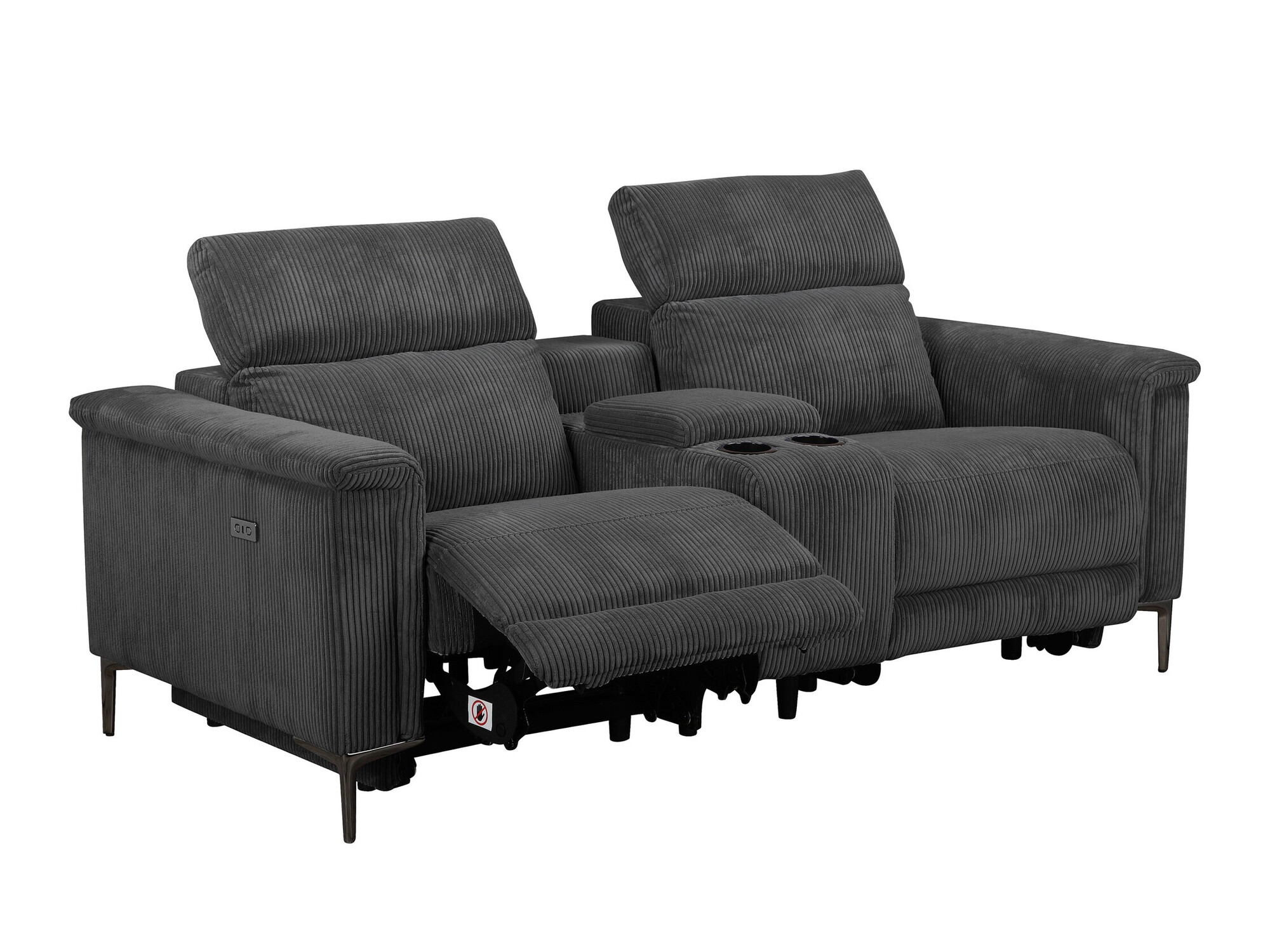 Sofá reclinable Denton 1468 (Antracita)