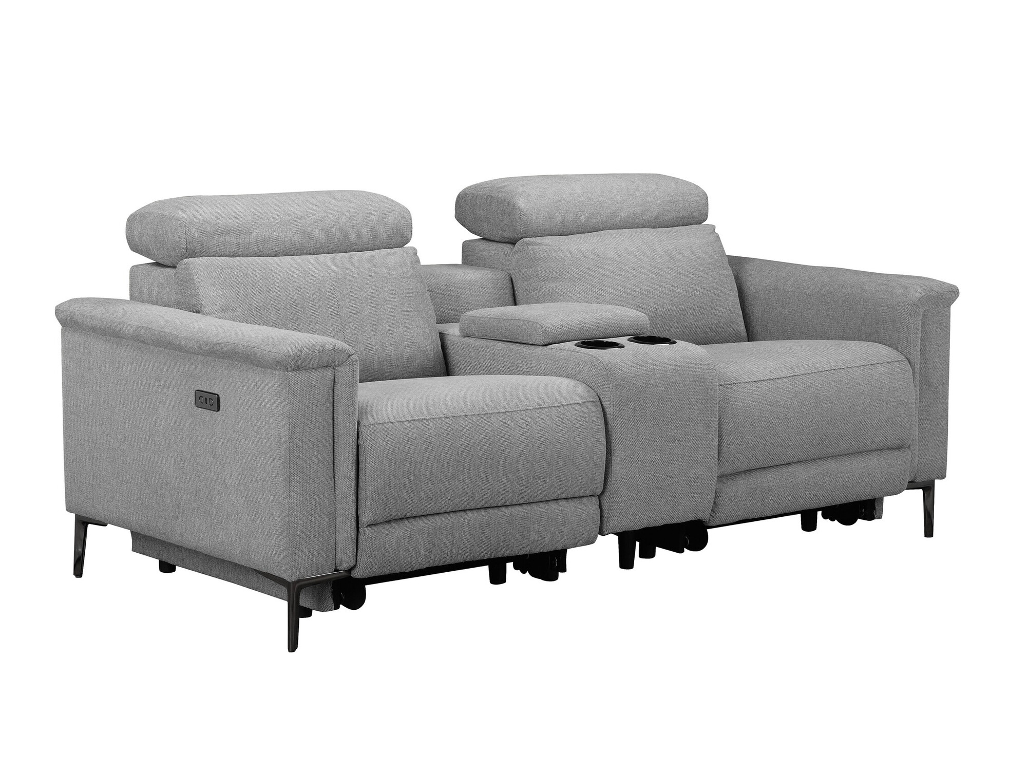 Sofá reclinable Denton 1468 (Gris)