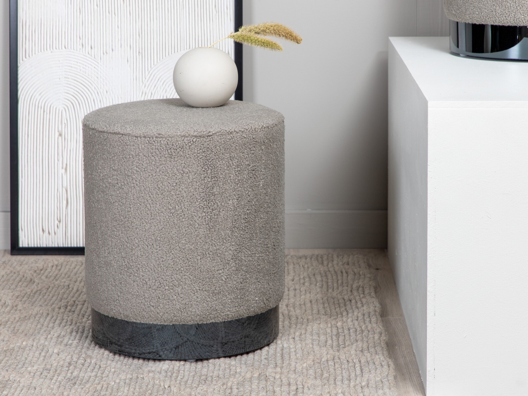 Reposapiés Dallas 2936 (Gris + Negro brillante)