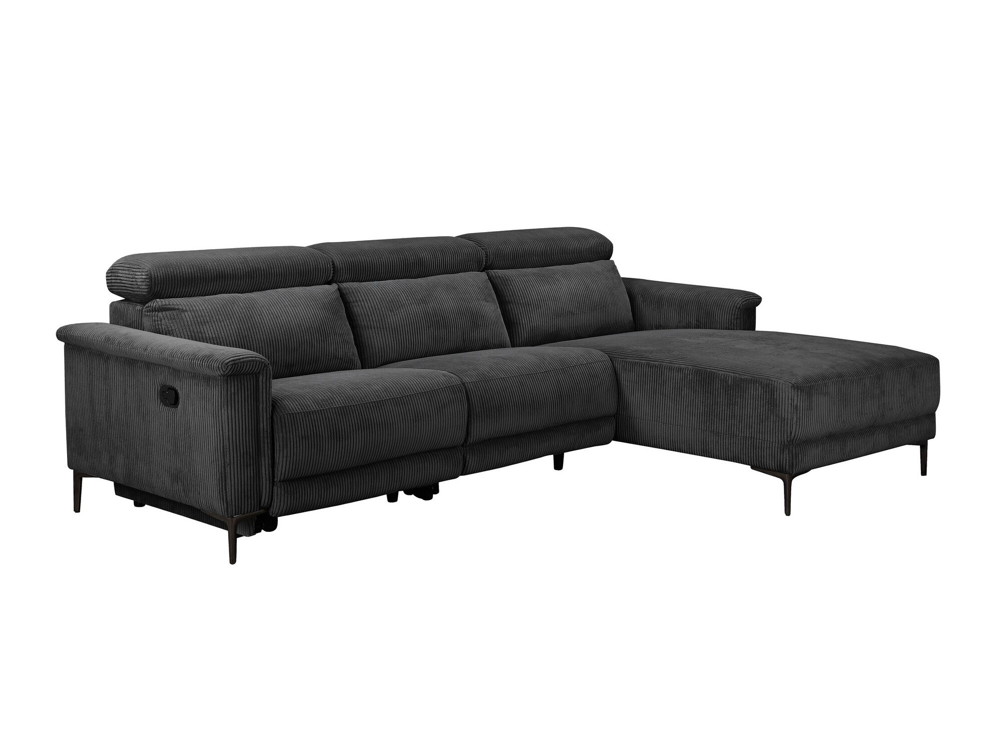 Sillón reclinable de ángulo suave Denton 1474 (Antracita)