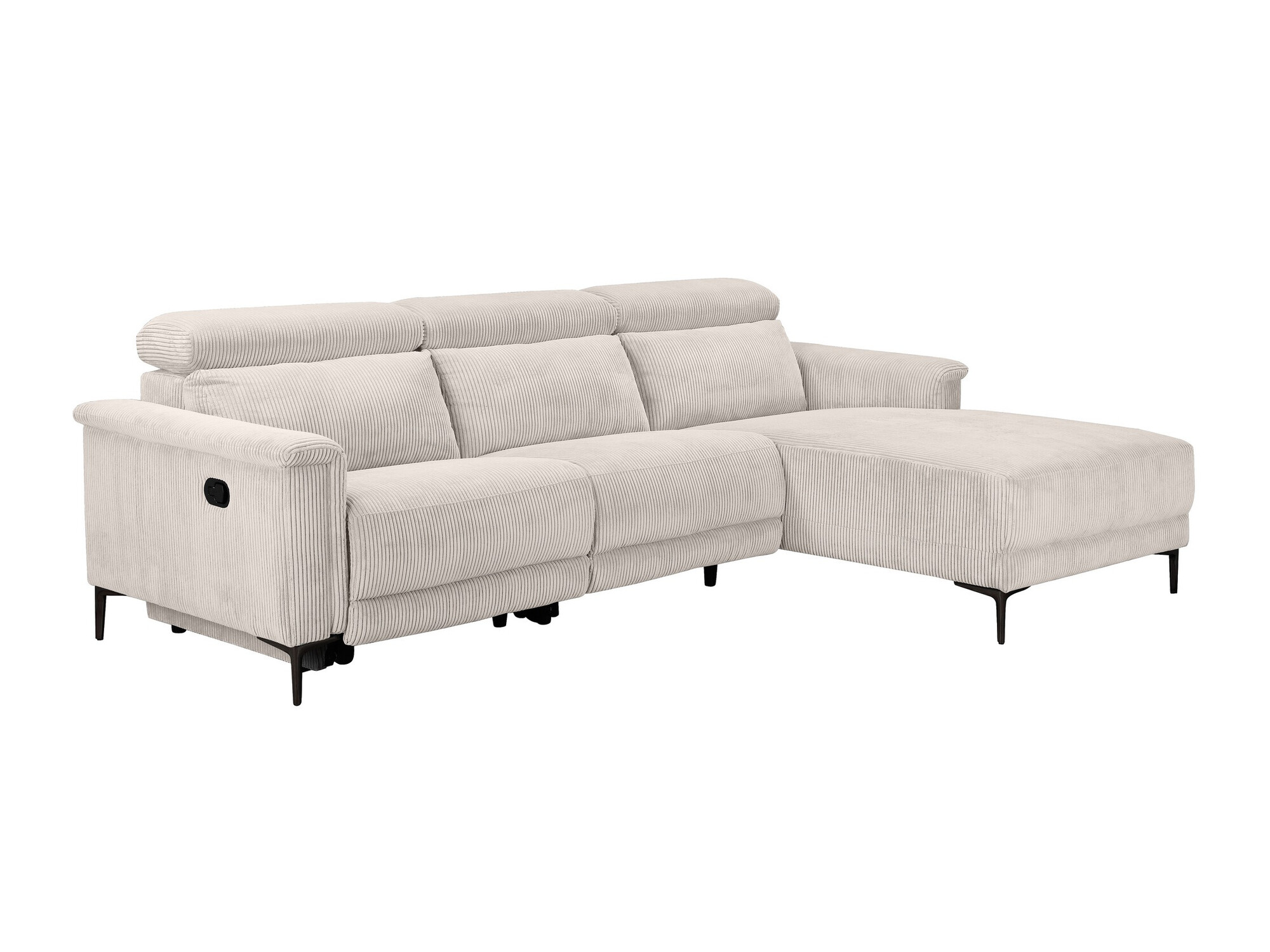 Sillón reclinable de ángulo suave Denton 1474 (Crema)
