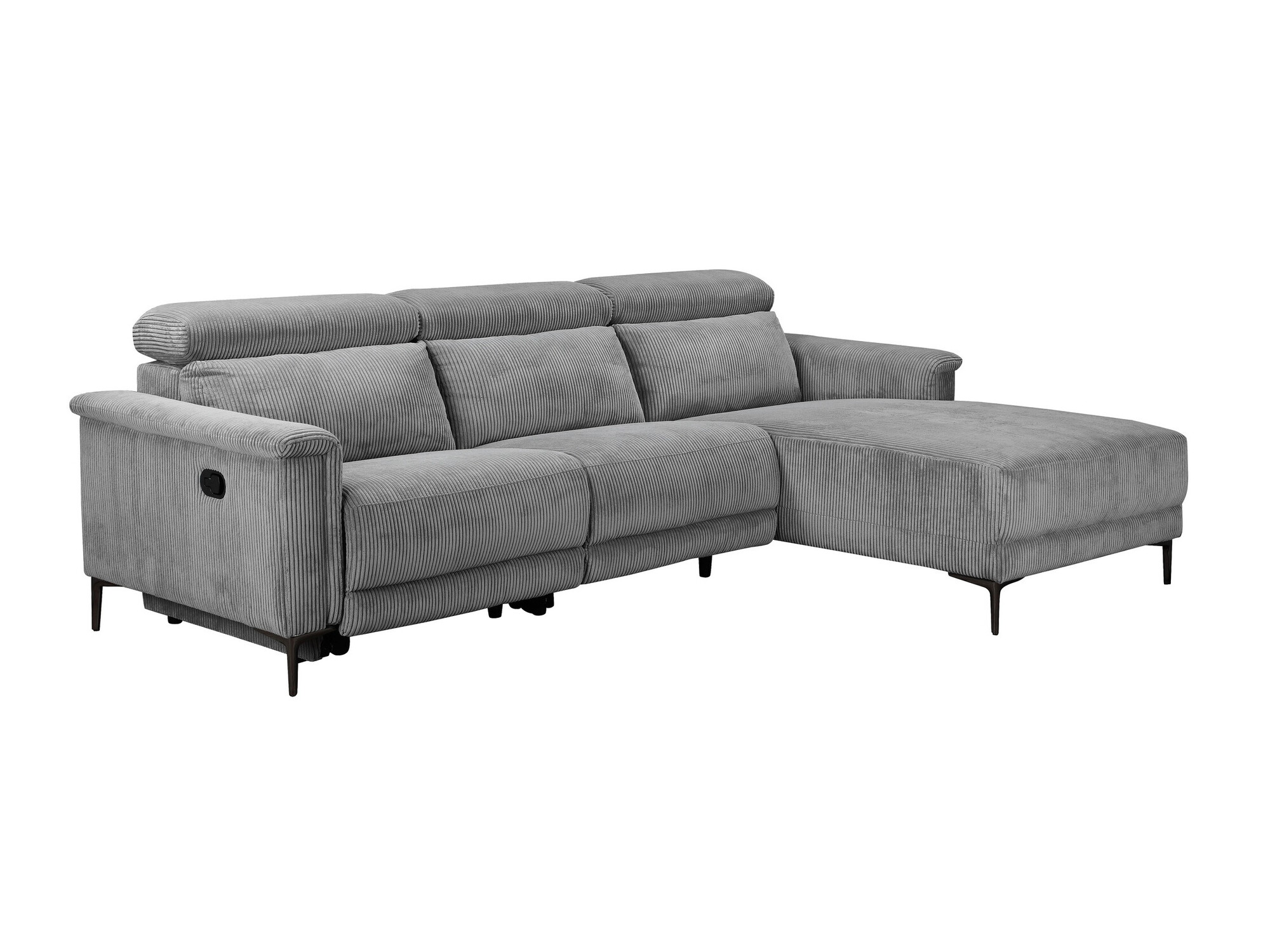 Sillón reclinable de ángulo suave Denton 1474 (Gris)