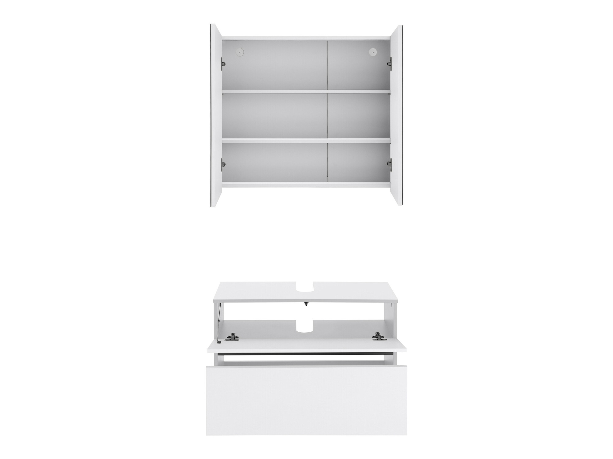 Conjunto de mueble de baño Soncamu 116 (Blanco)