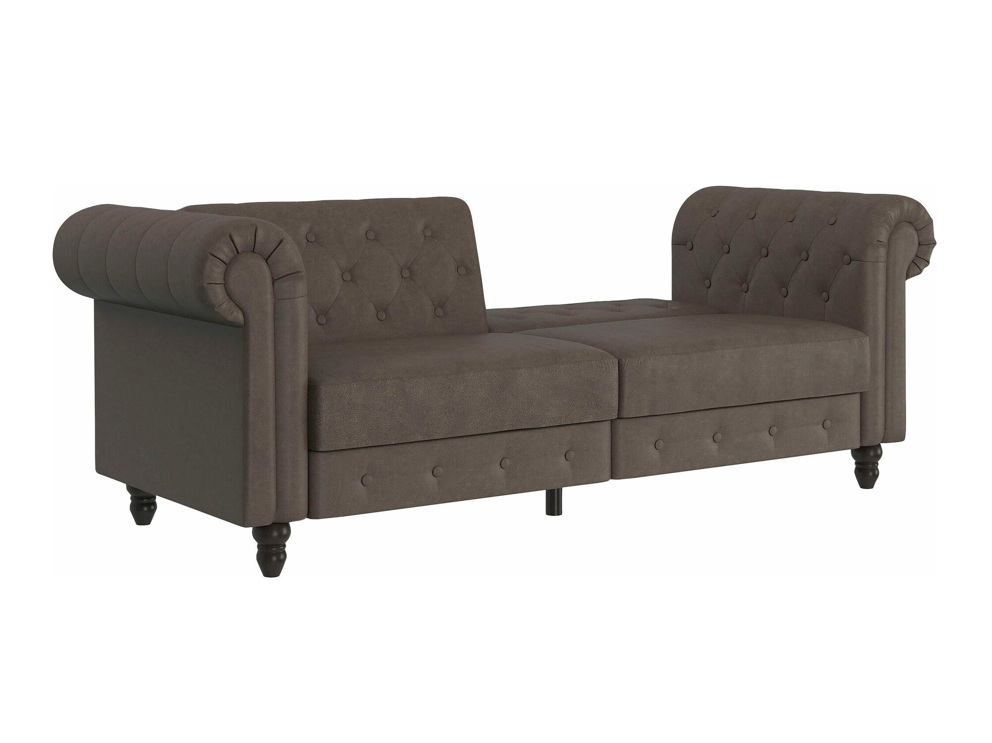 Sofá chesterfield Tulsa 217 (Marrón oscuro)