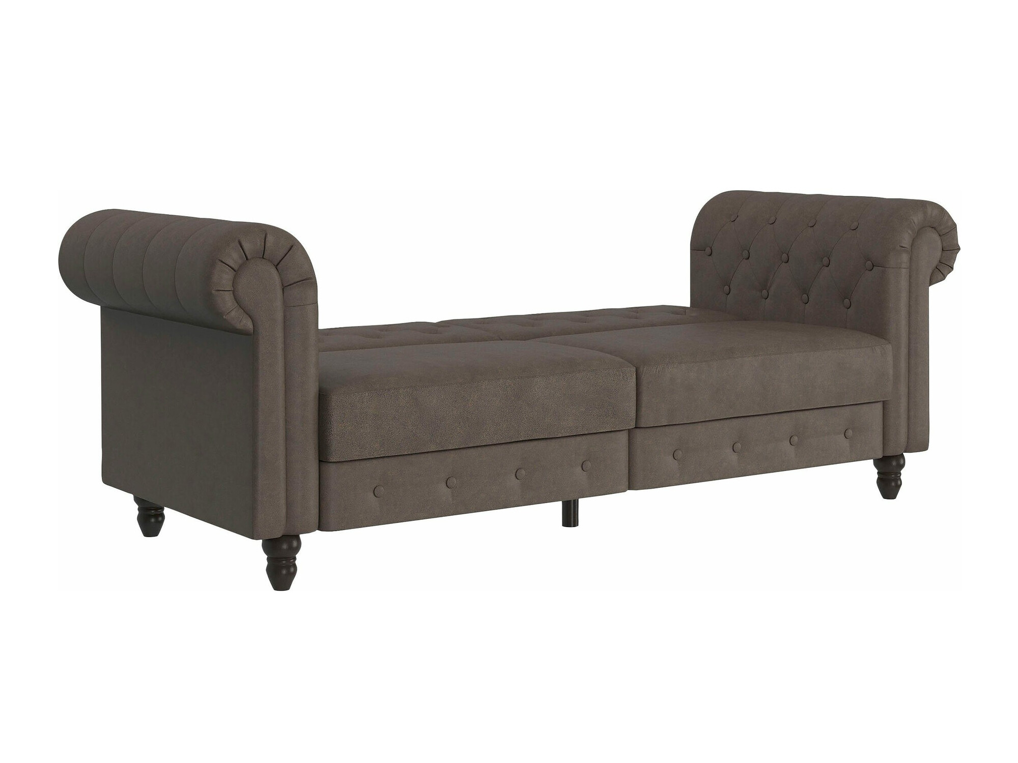 Sofá chesterfield Tulsa 217 (Marrón oscuro)