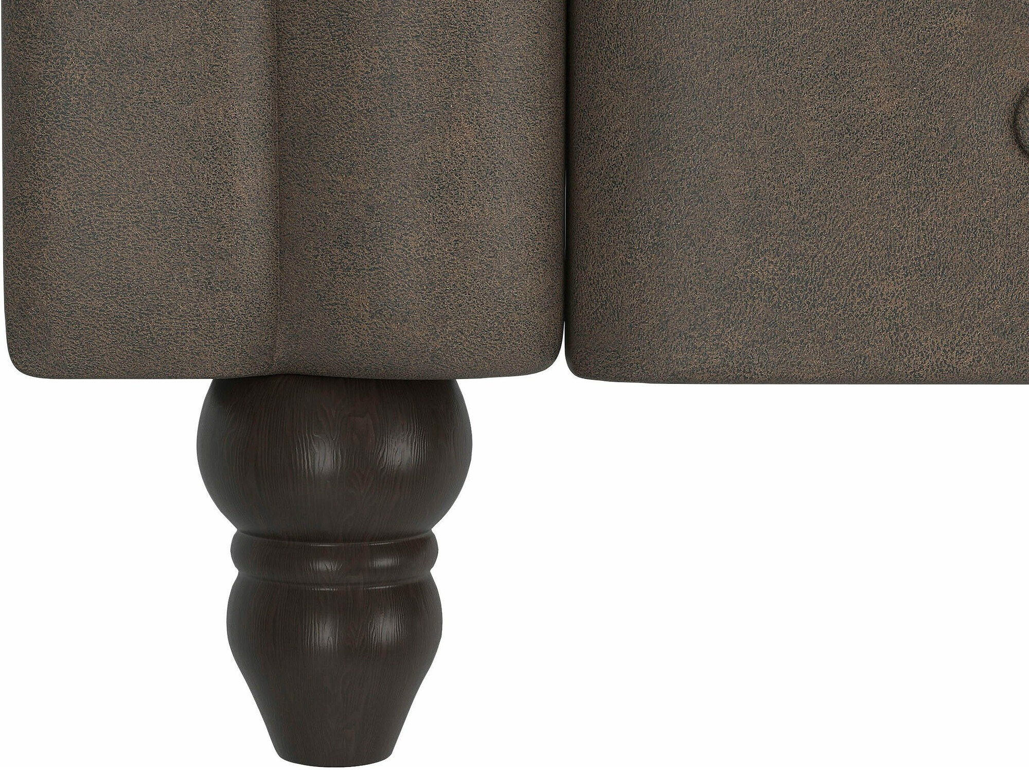 Sofá chesterfield Tulsa 217 (Marrón oscuro)